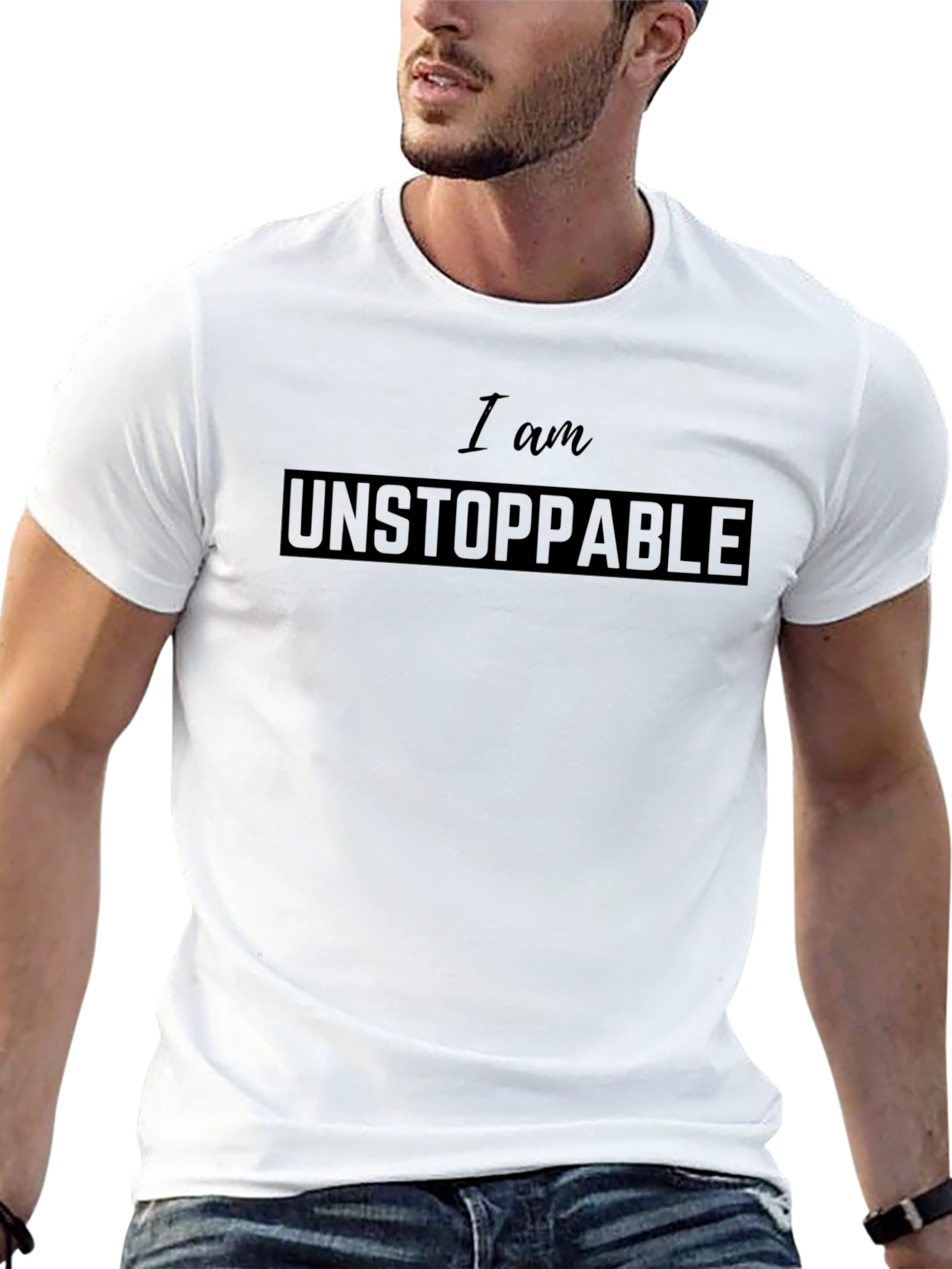 I am Unstoppable Black T-Shirt