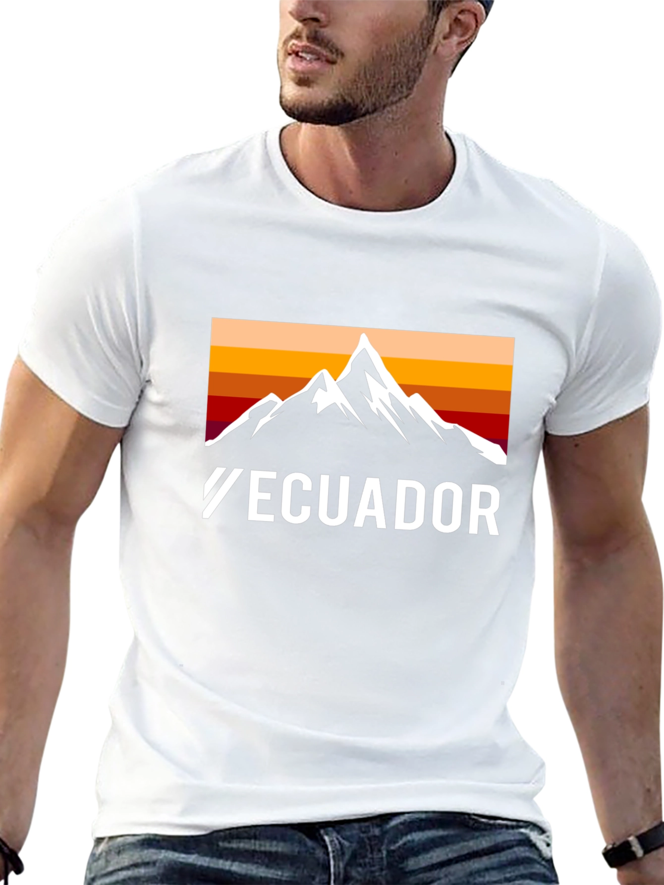 Ecuador Mountain Graphic T-Shirt - Adventure Awaits!