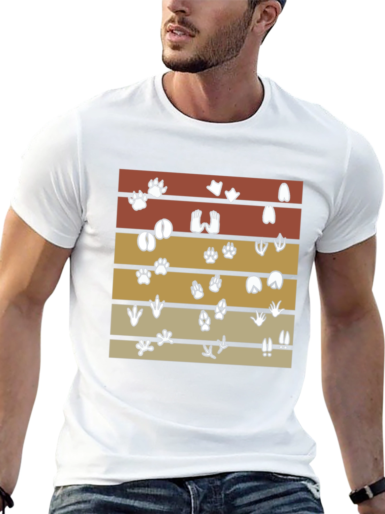 Animal Tracks T-Shirt: Wildlife Lovers Tee