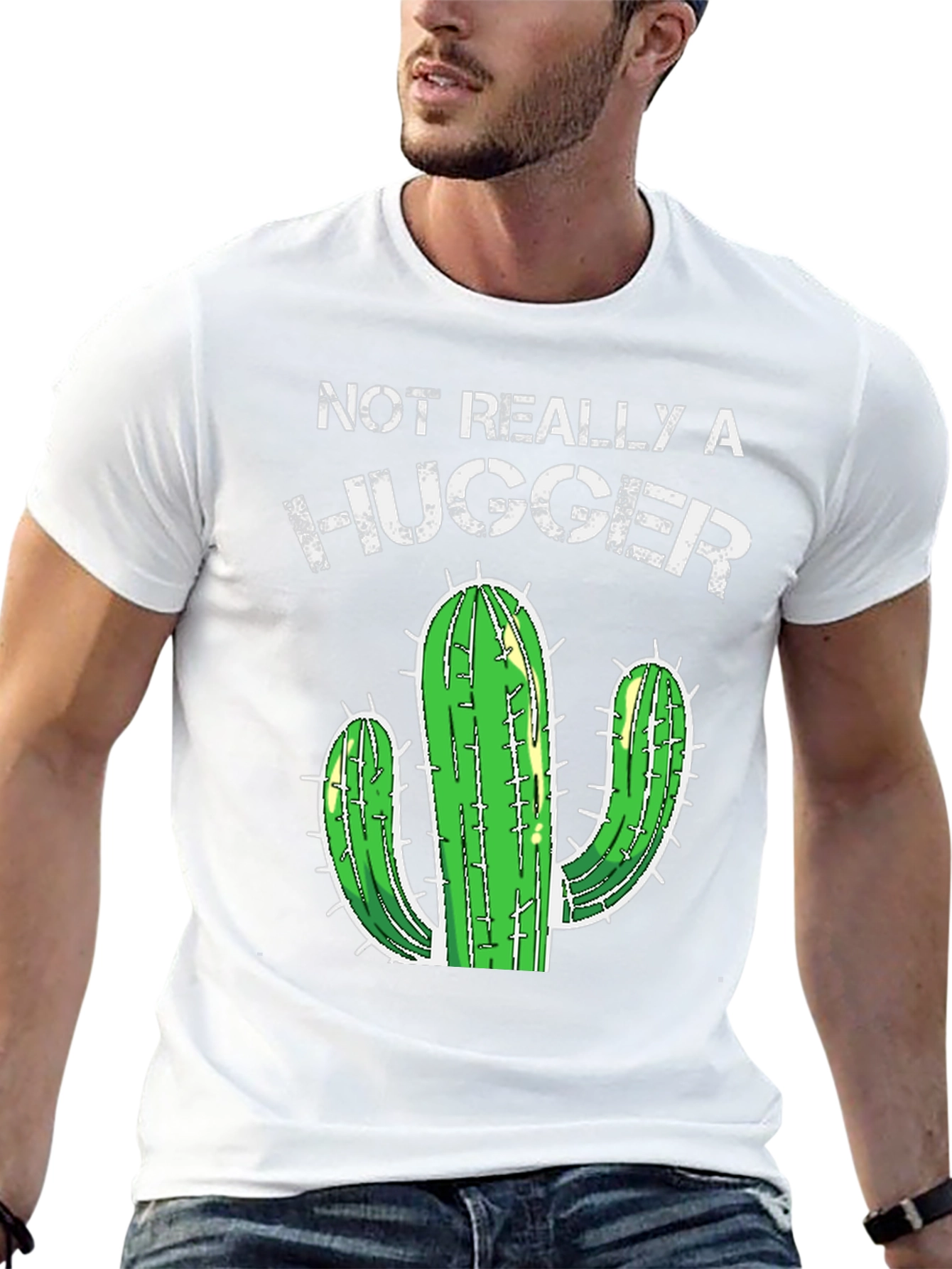 Not Really A Hugger Cactus T-Shirt