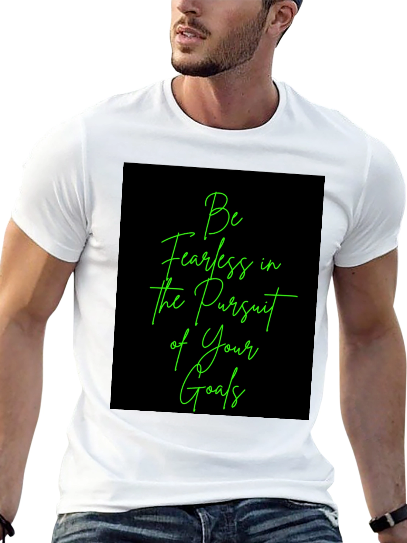 Fearless Pursuit Graphic Tee - Motivational T-Shirt