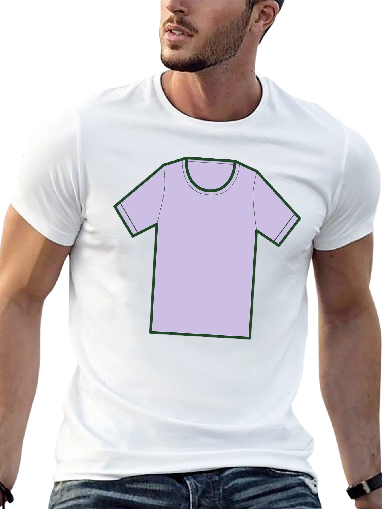 Black T-Shirt with Graphic Tee Design