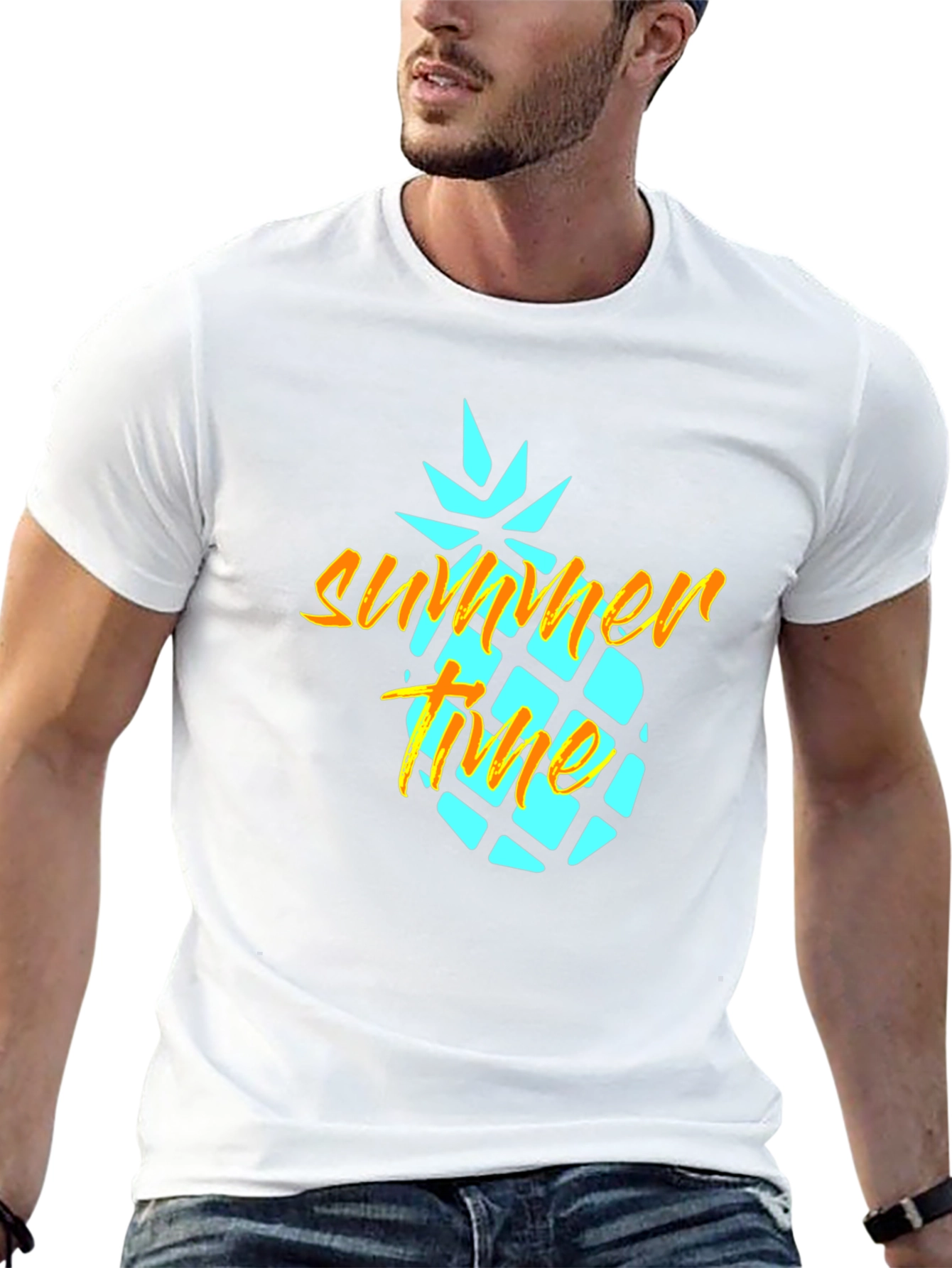 Summer Time Pineapple Graphic Tee