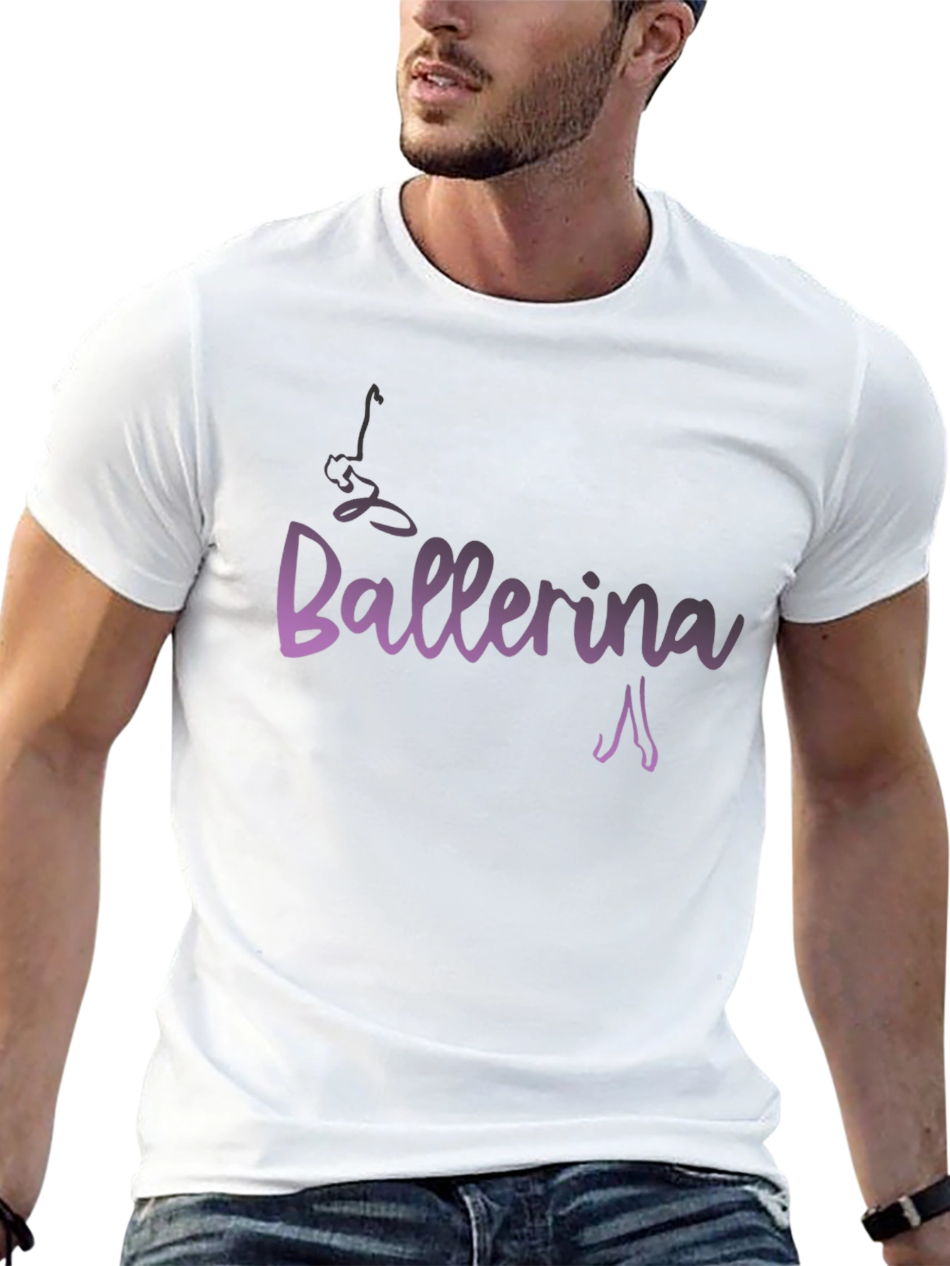 Ballerina Graphic T-Shirt - Dance Lover Tee