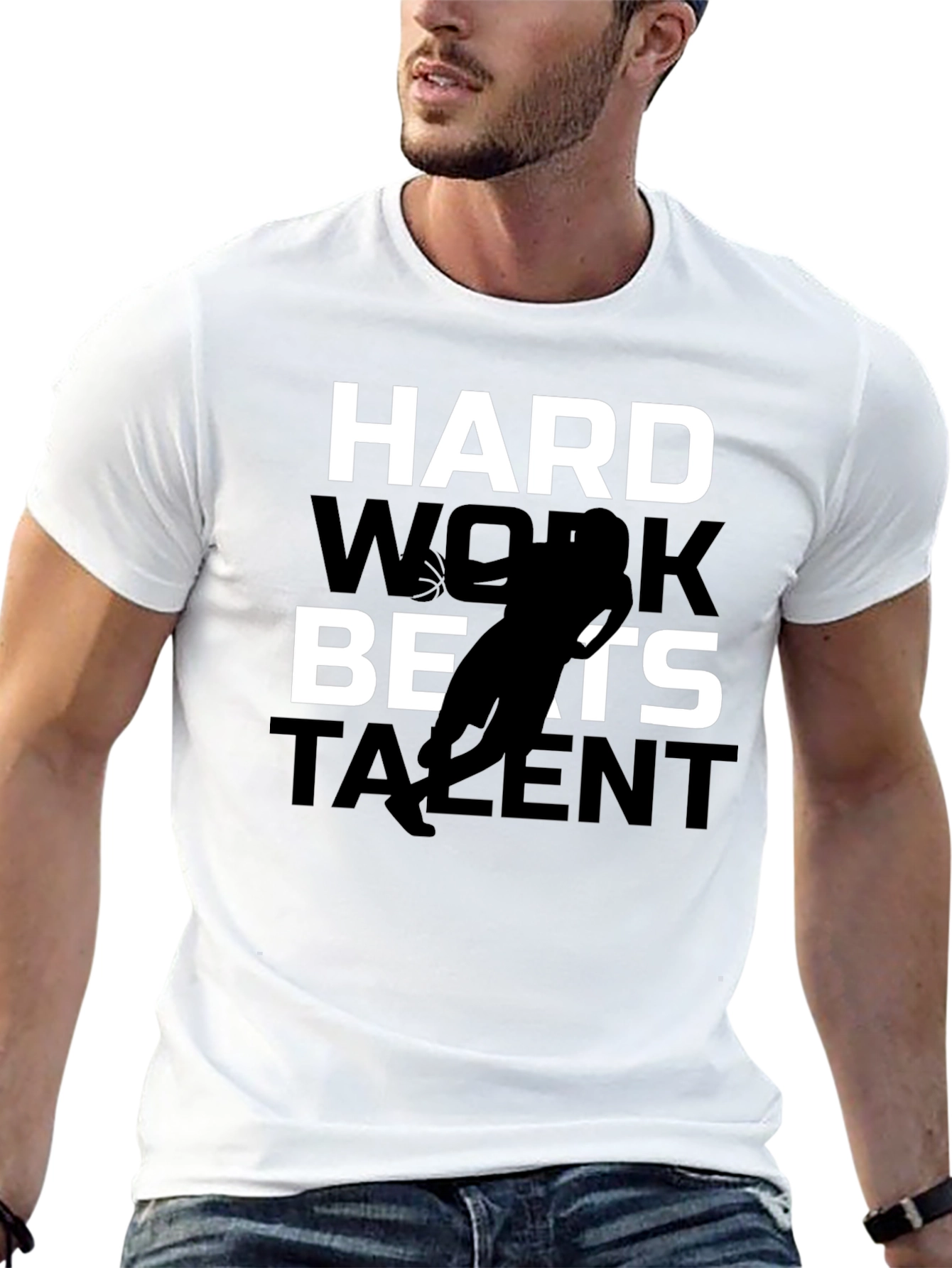 Hard Work Beats Talent Graphic T-Shirt