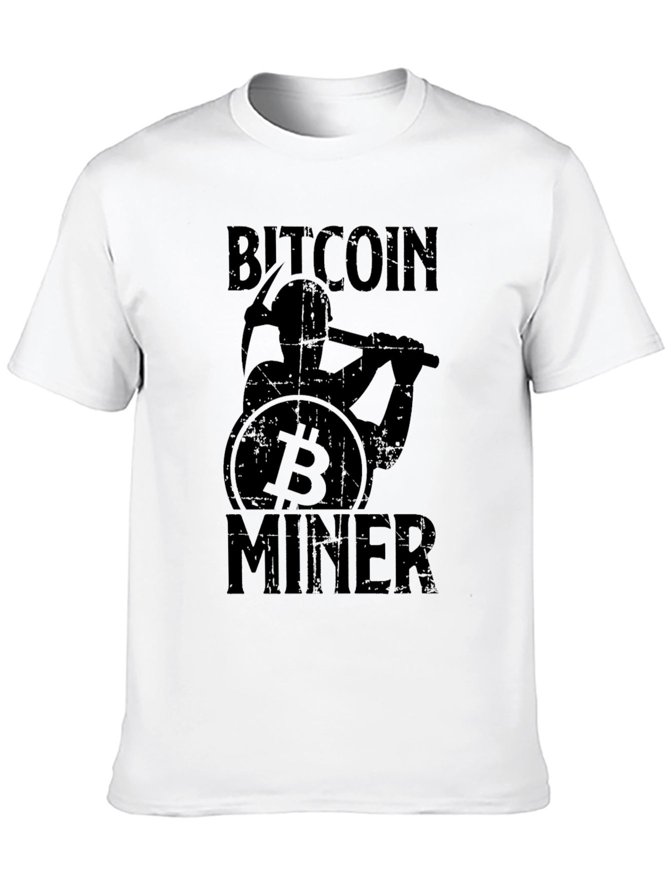 Bitcoin Miner Graphic T-Shirt - Crypto Enthusiast Tee