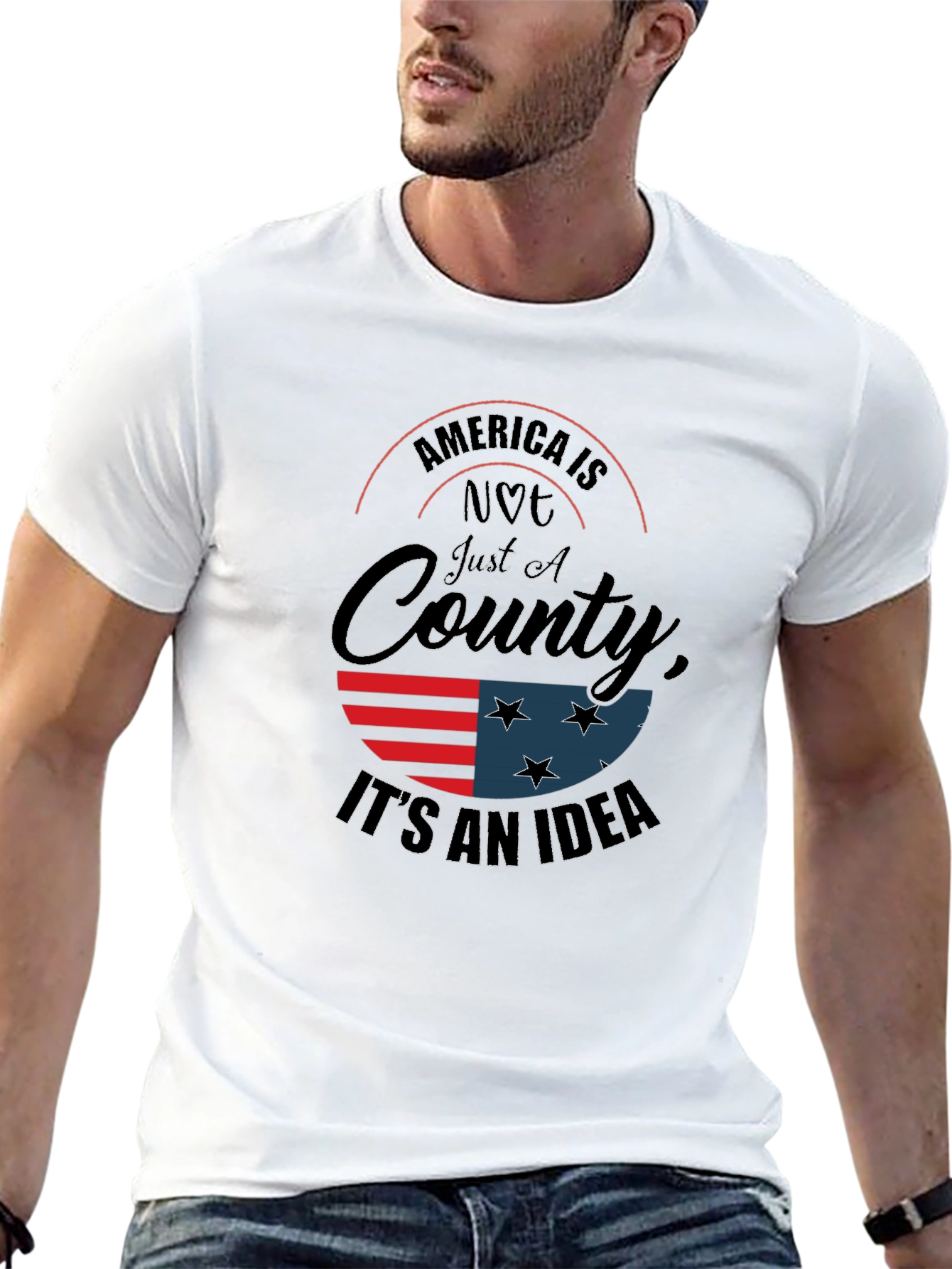 America is Not Just a Country Graphic Tee