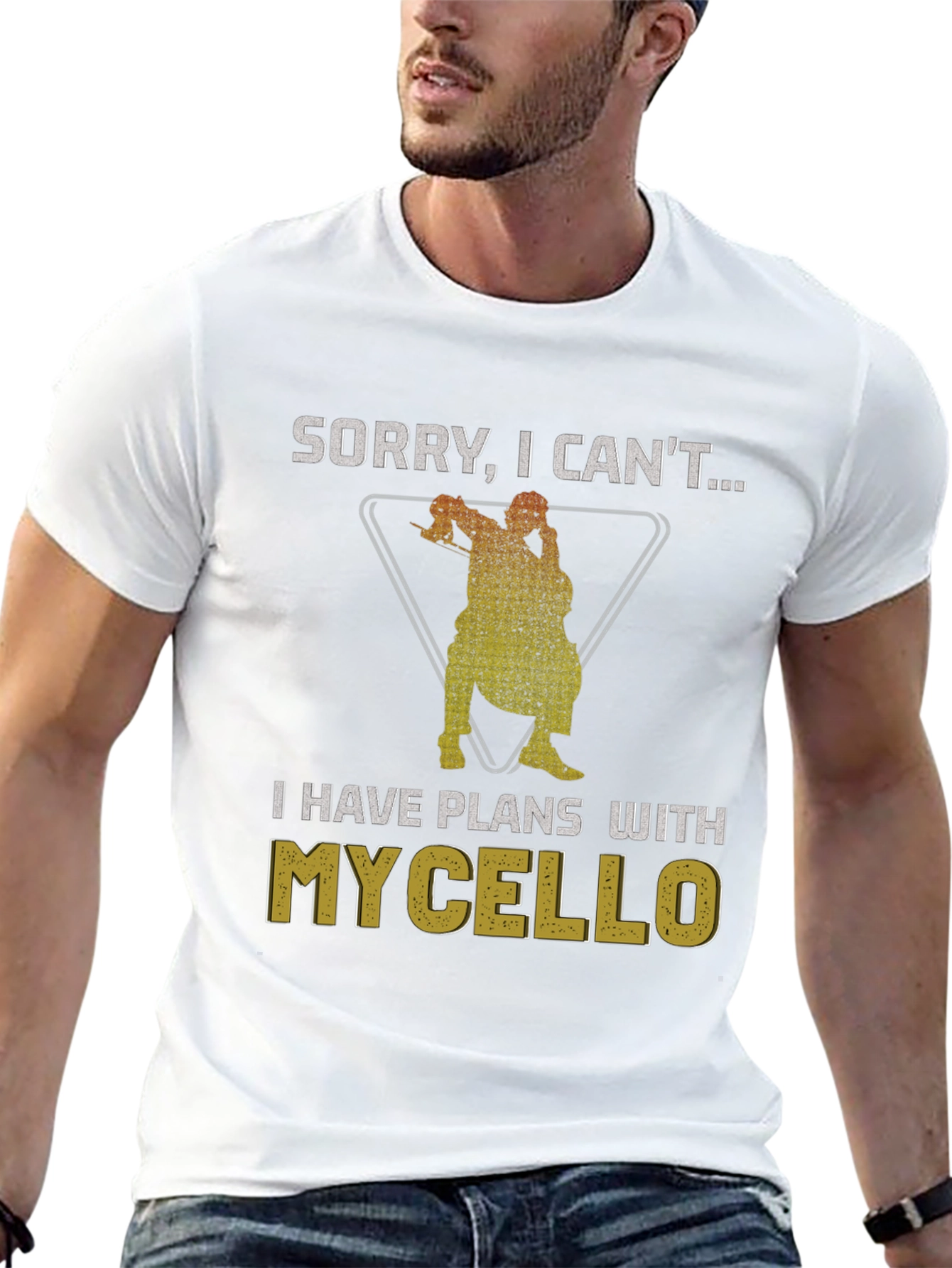 Funny Cello Plans T-Shirt - Musician Gift