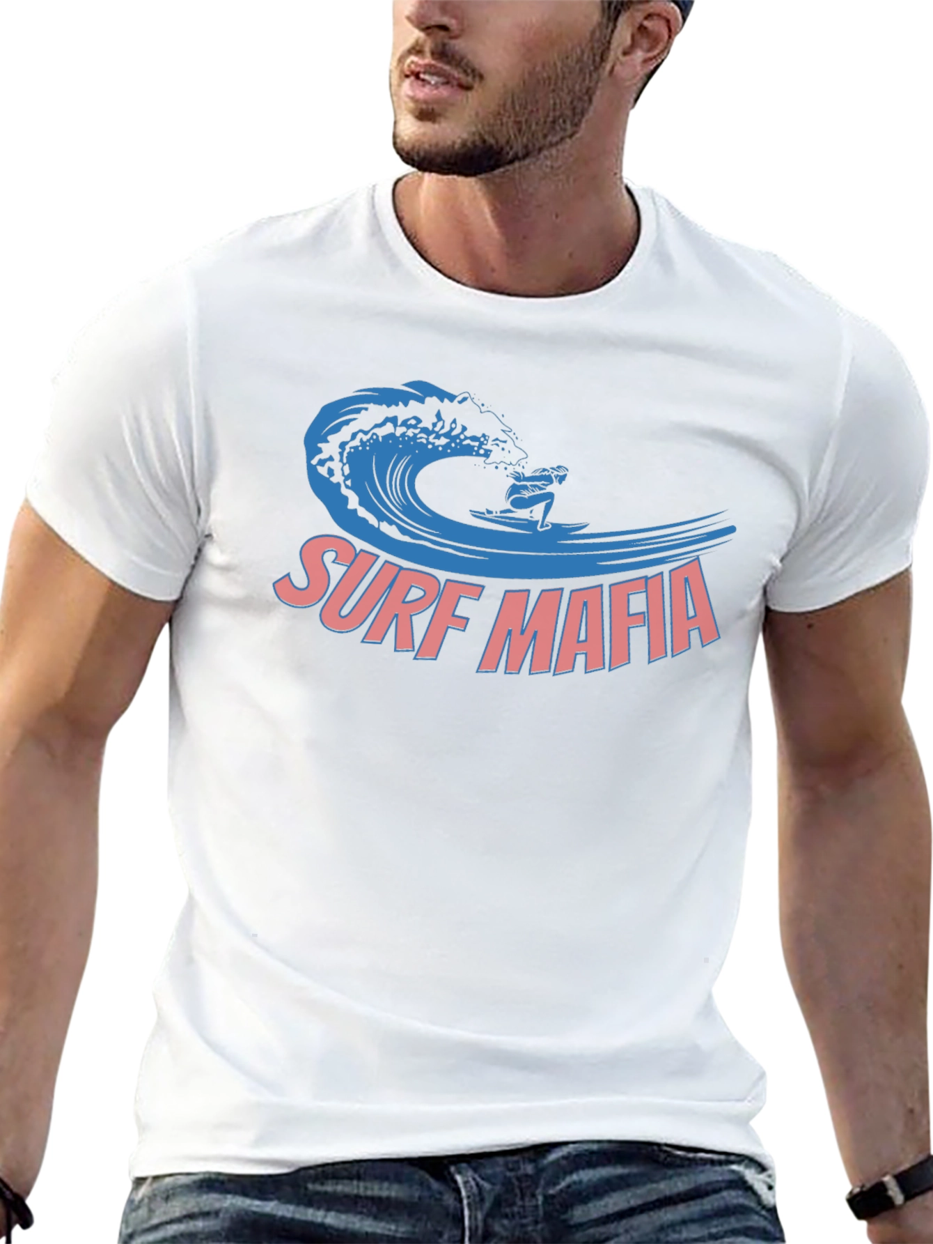 Surf Mafia Graphic Tee - Black