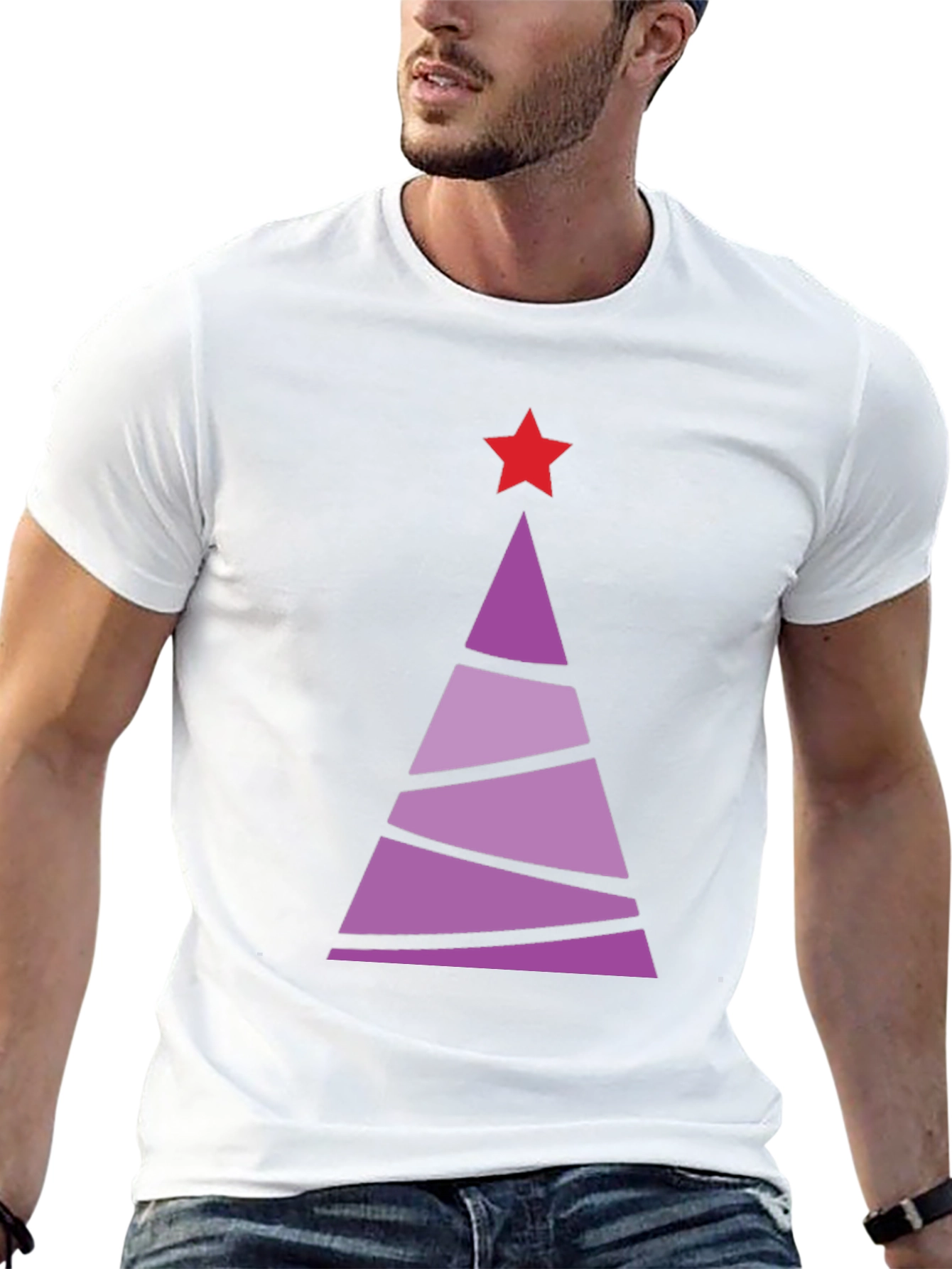 Festive Holiday Tree Graphic Tee
