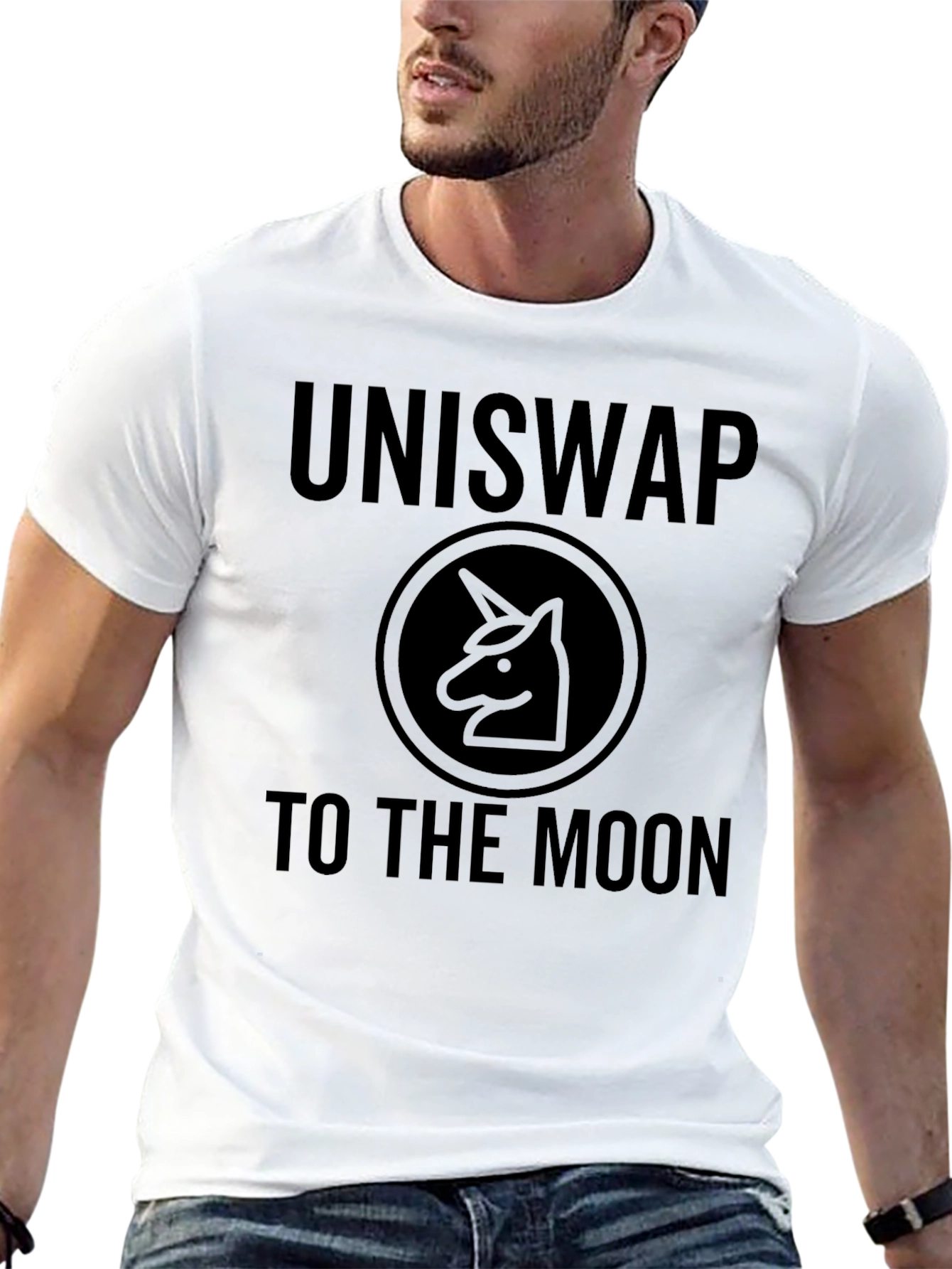 Uniswap Crypto T-Shirt - To The Moon!