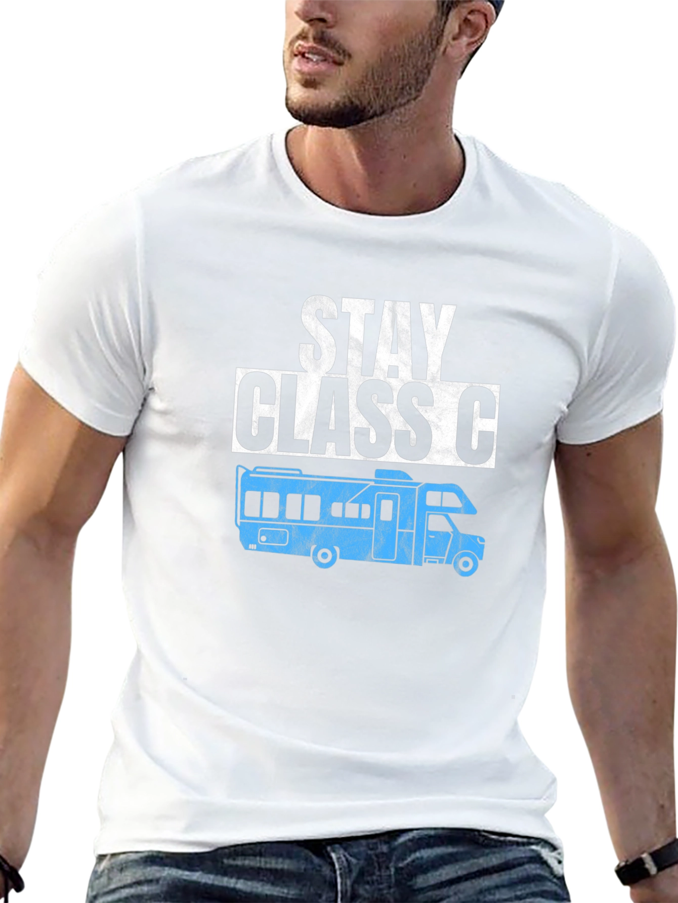 Stay Class C RV T-Shirt - Black Cotton Tee