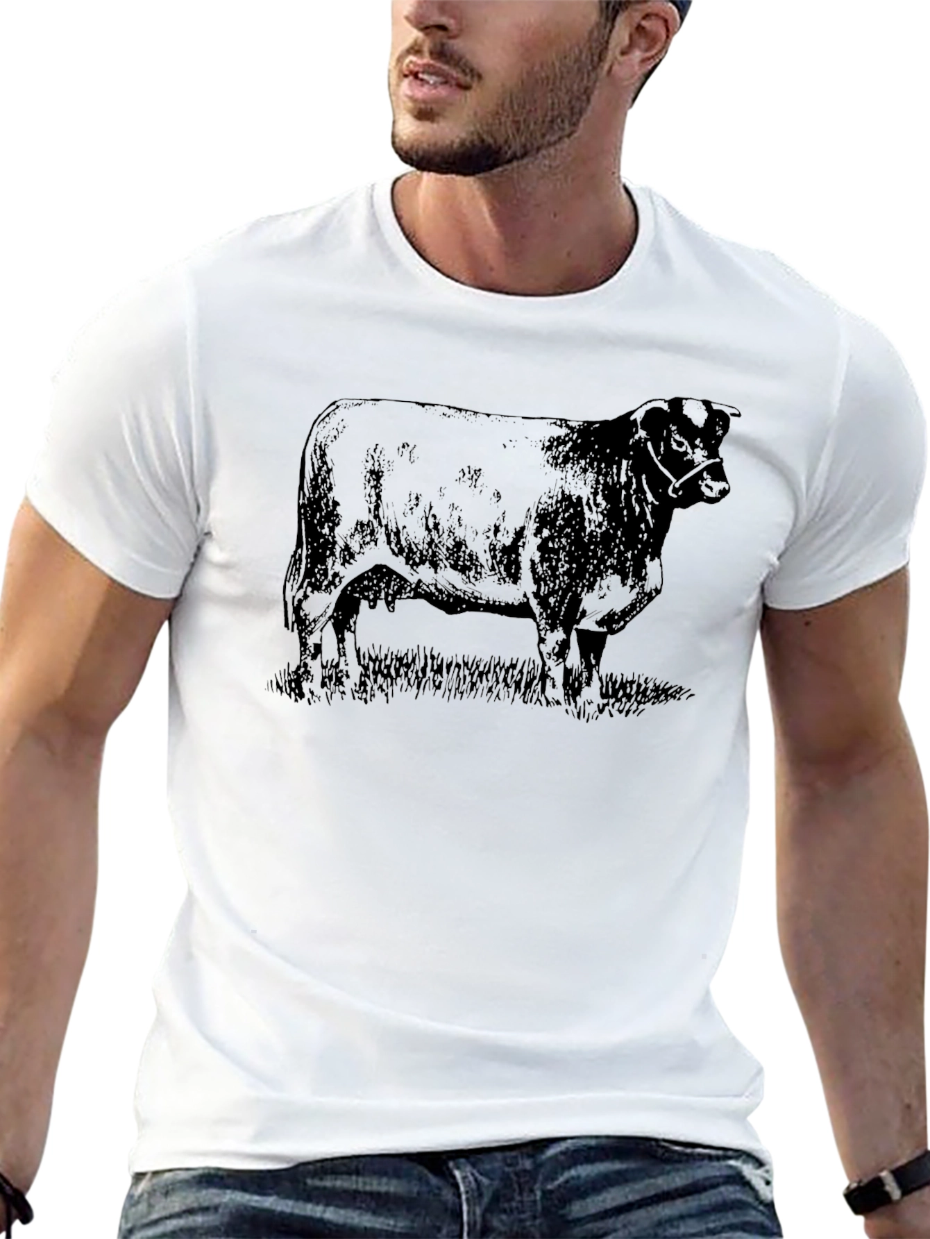 Black Angus Bull Graphic Tee