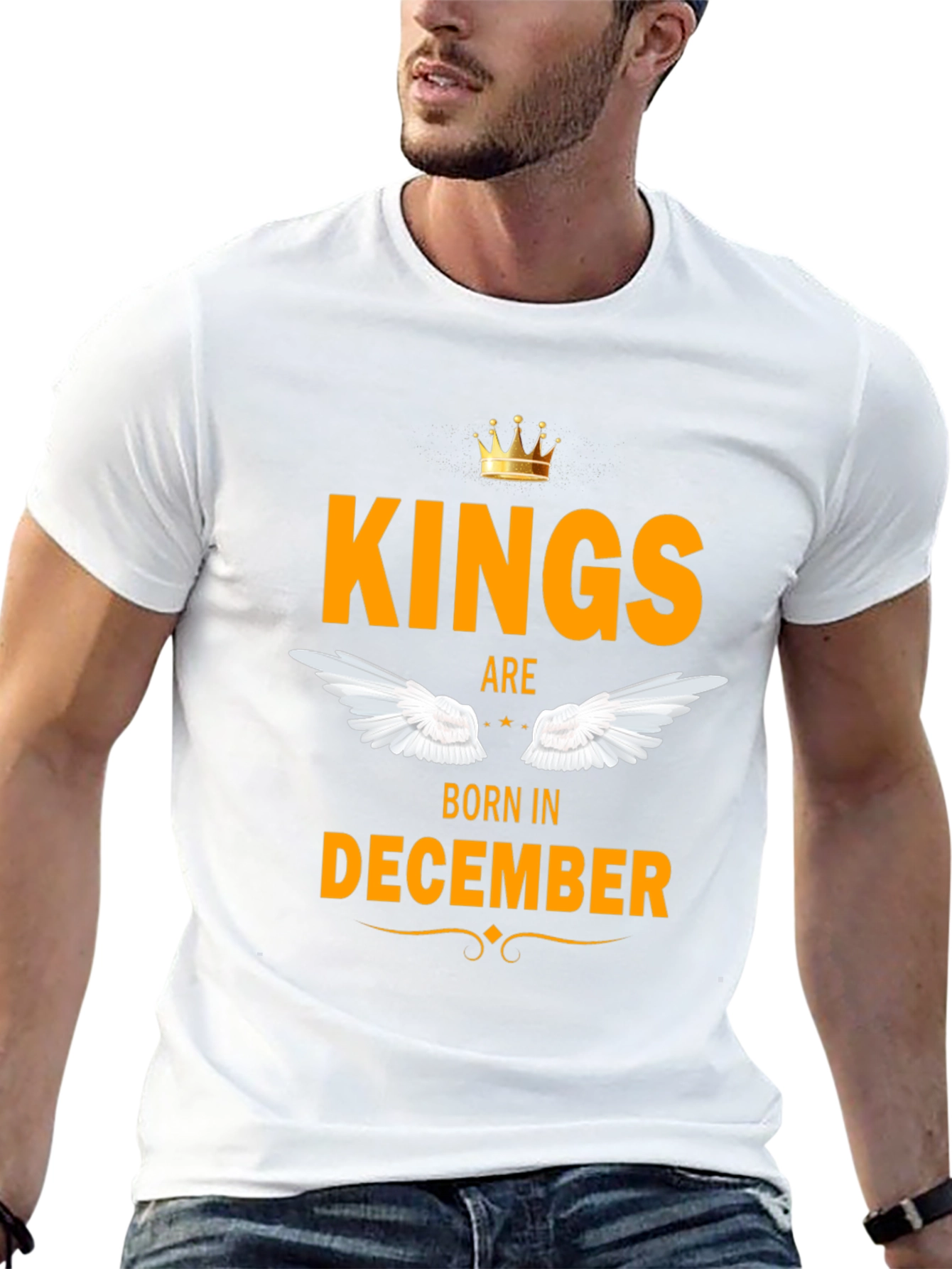 Kings Born in December Black T-Shirt