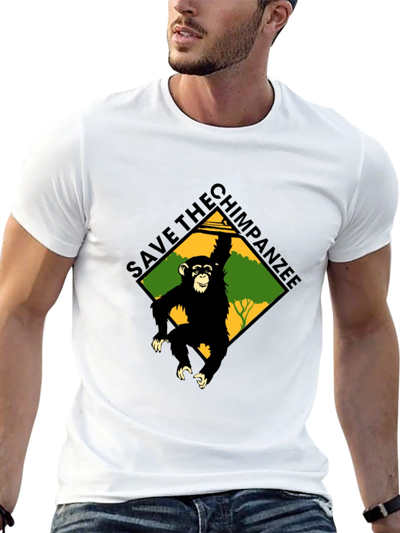 Save the Chimpanzee Graphic Tee