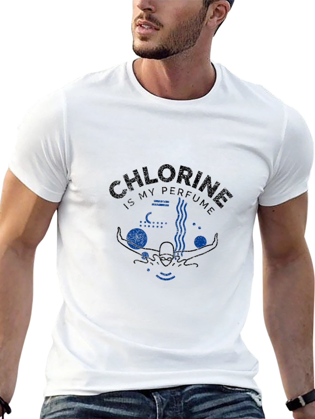Chlorine is My Perfume Swimmer T-Shirt