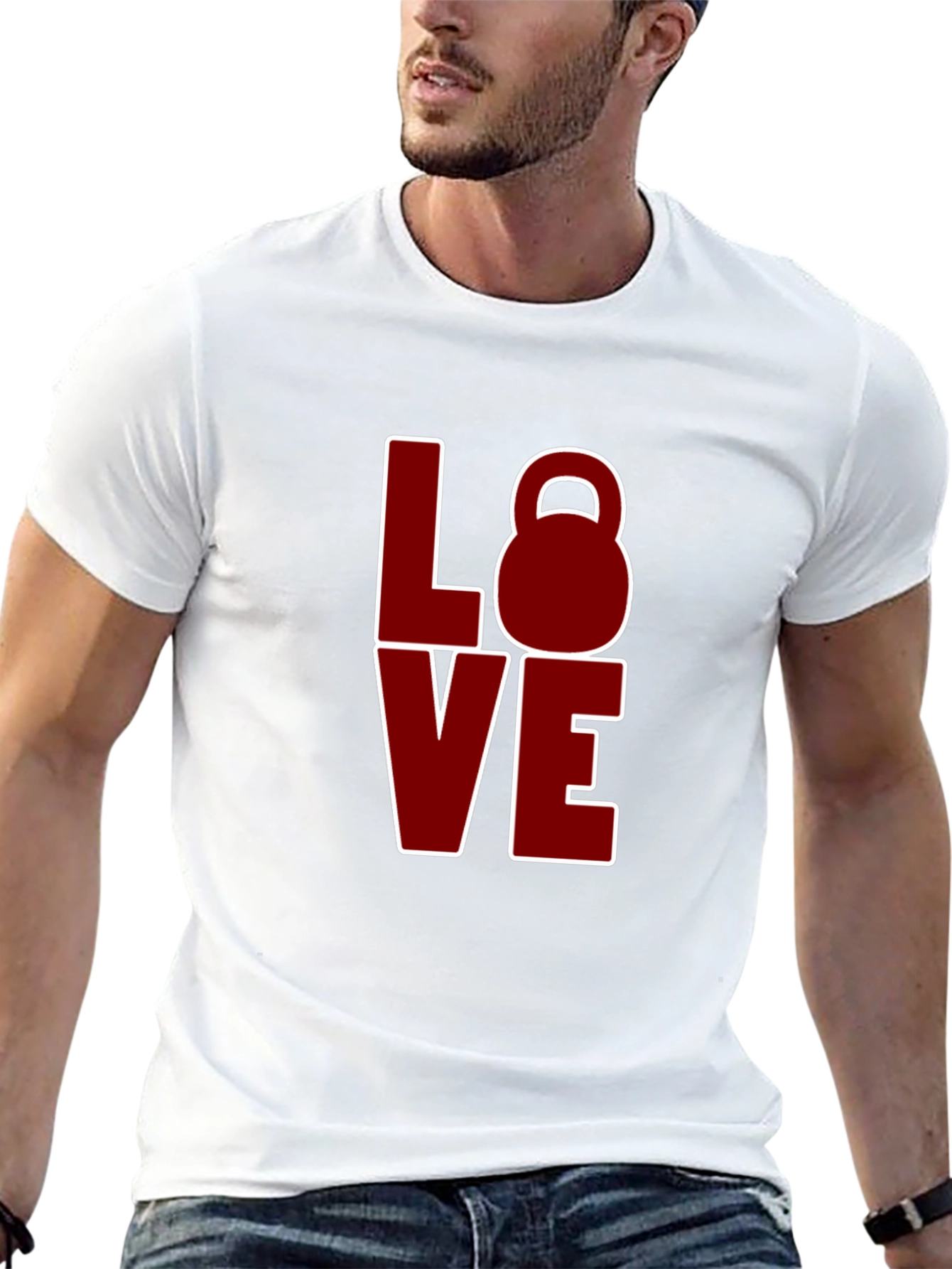 LOVE Kettlebell T-Shirt - Black Fitness Tee