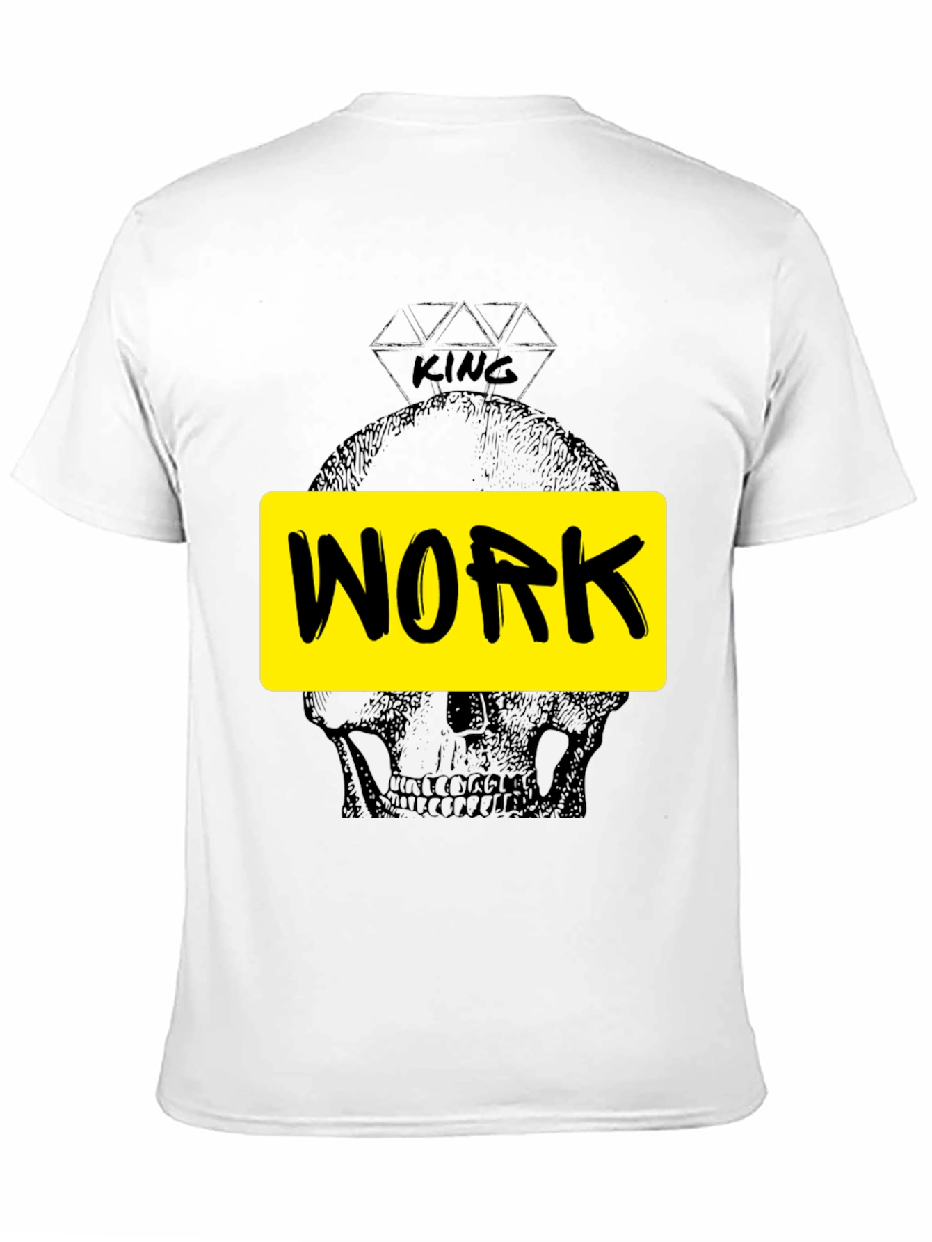 King Work Skull Graphic Tee