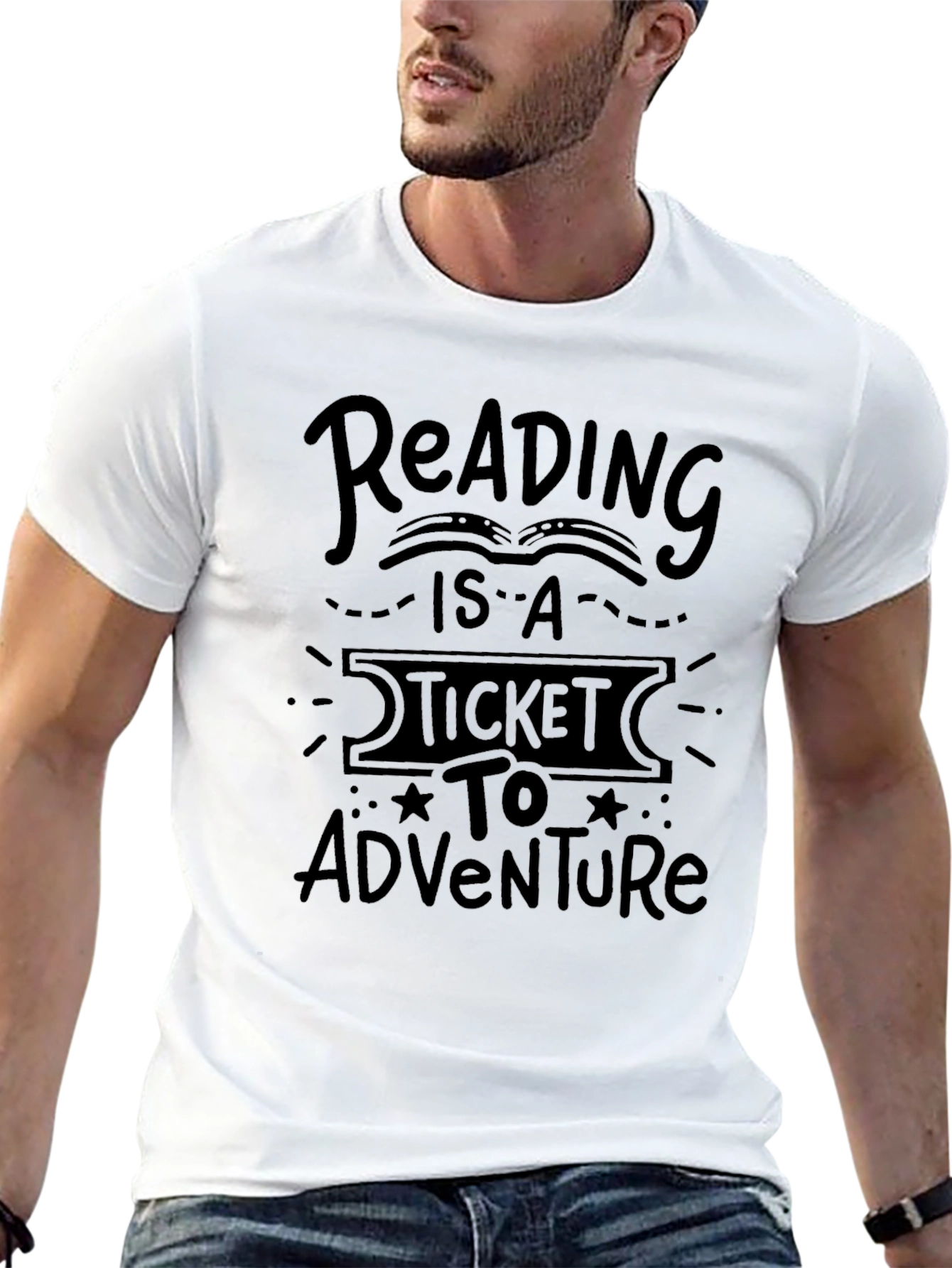 Reading is a Ticket to Adventure Graphic Tee