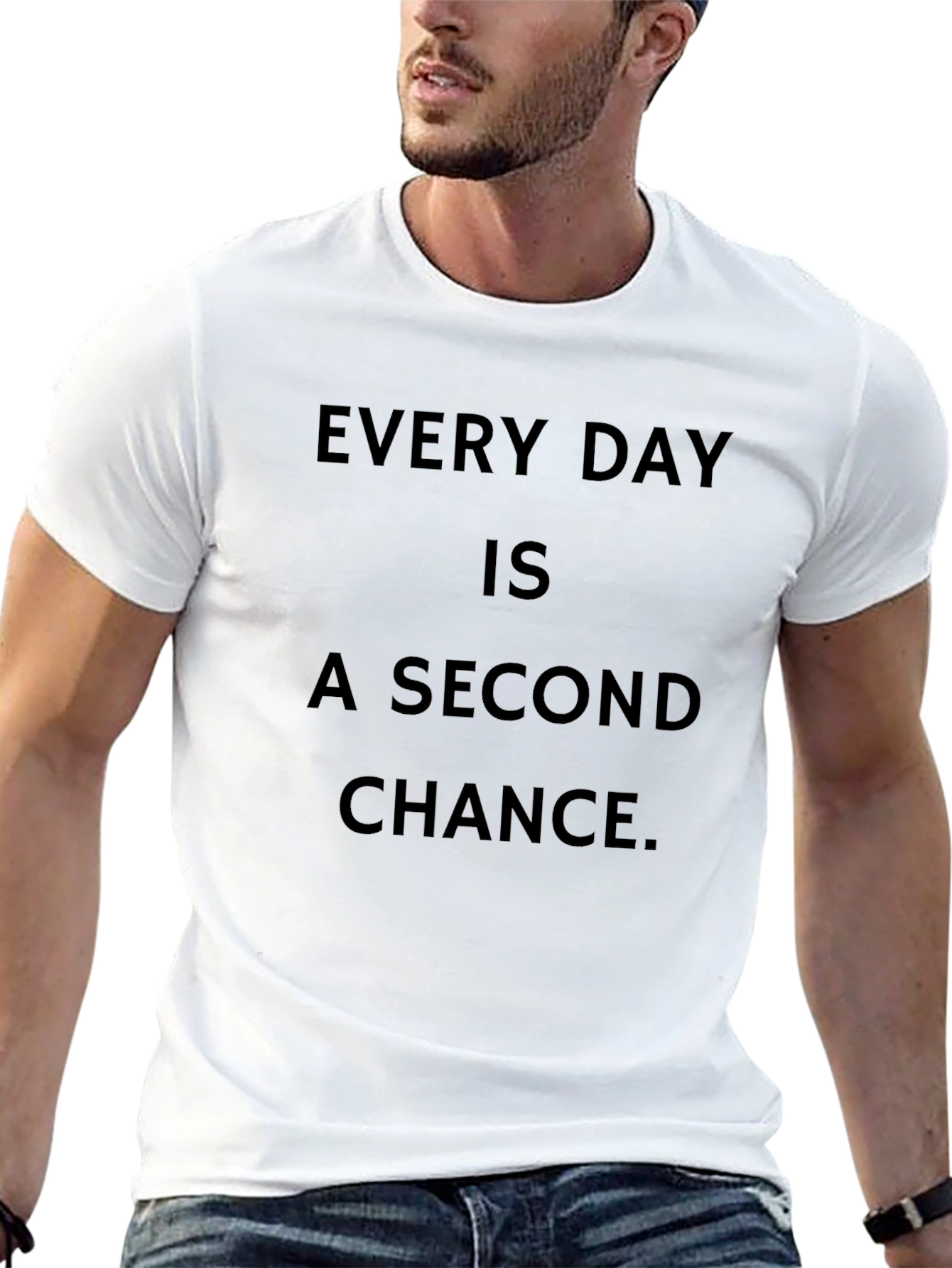 Every Day is a Second Chance Black T-Shirt
