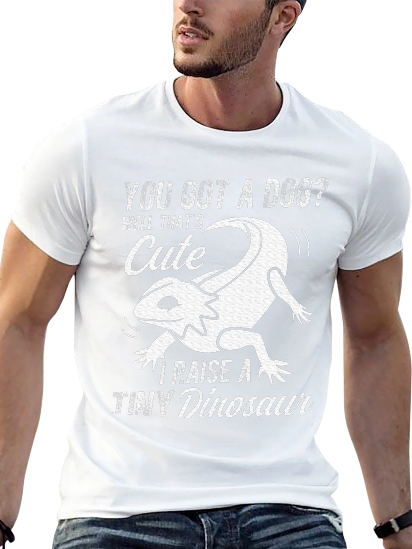 Bearded Dragon Tiny Dinosaur Graphic Tee