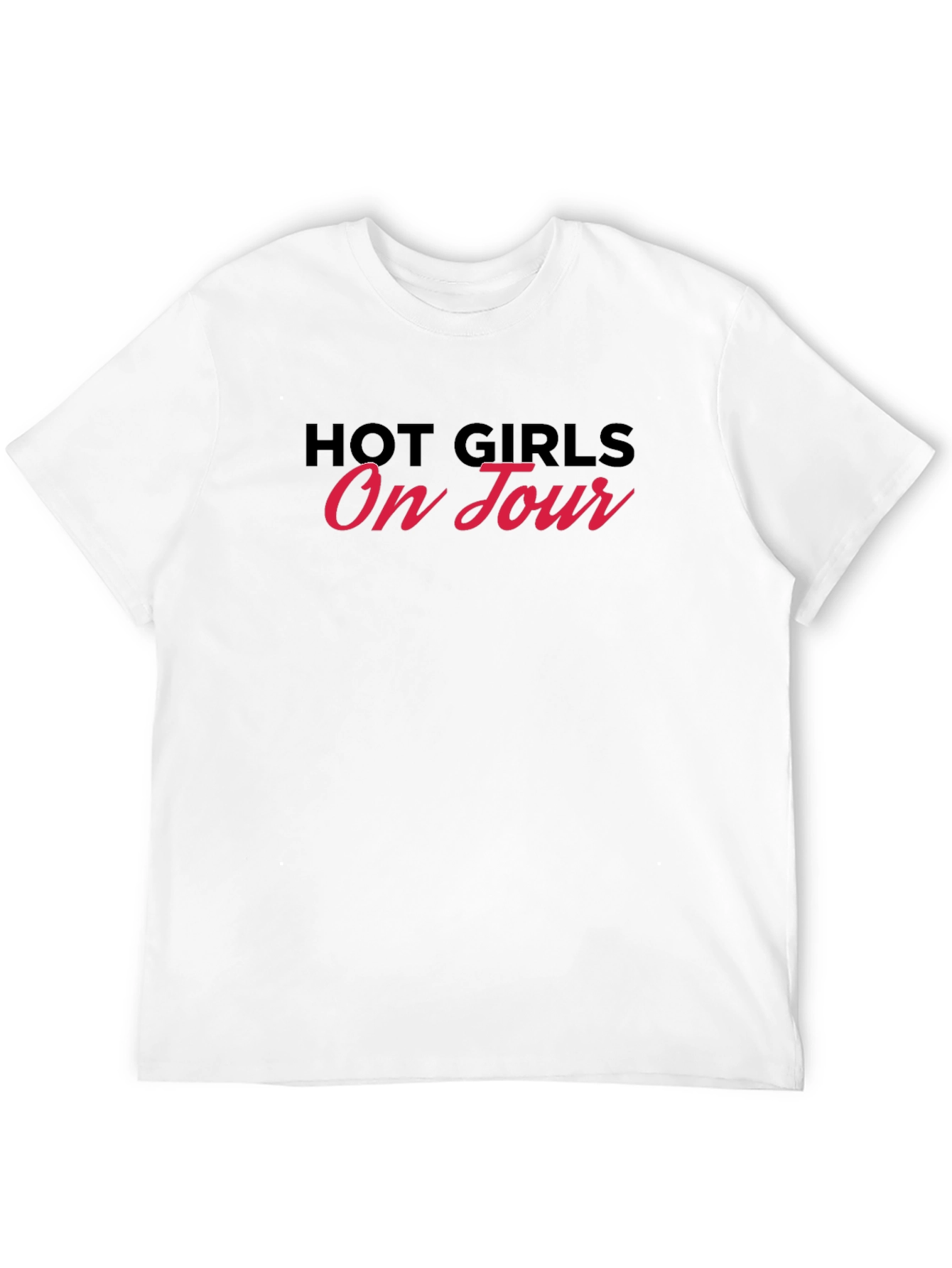 Hot Girls On Tour Graphic Tee - Black