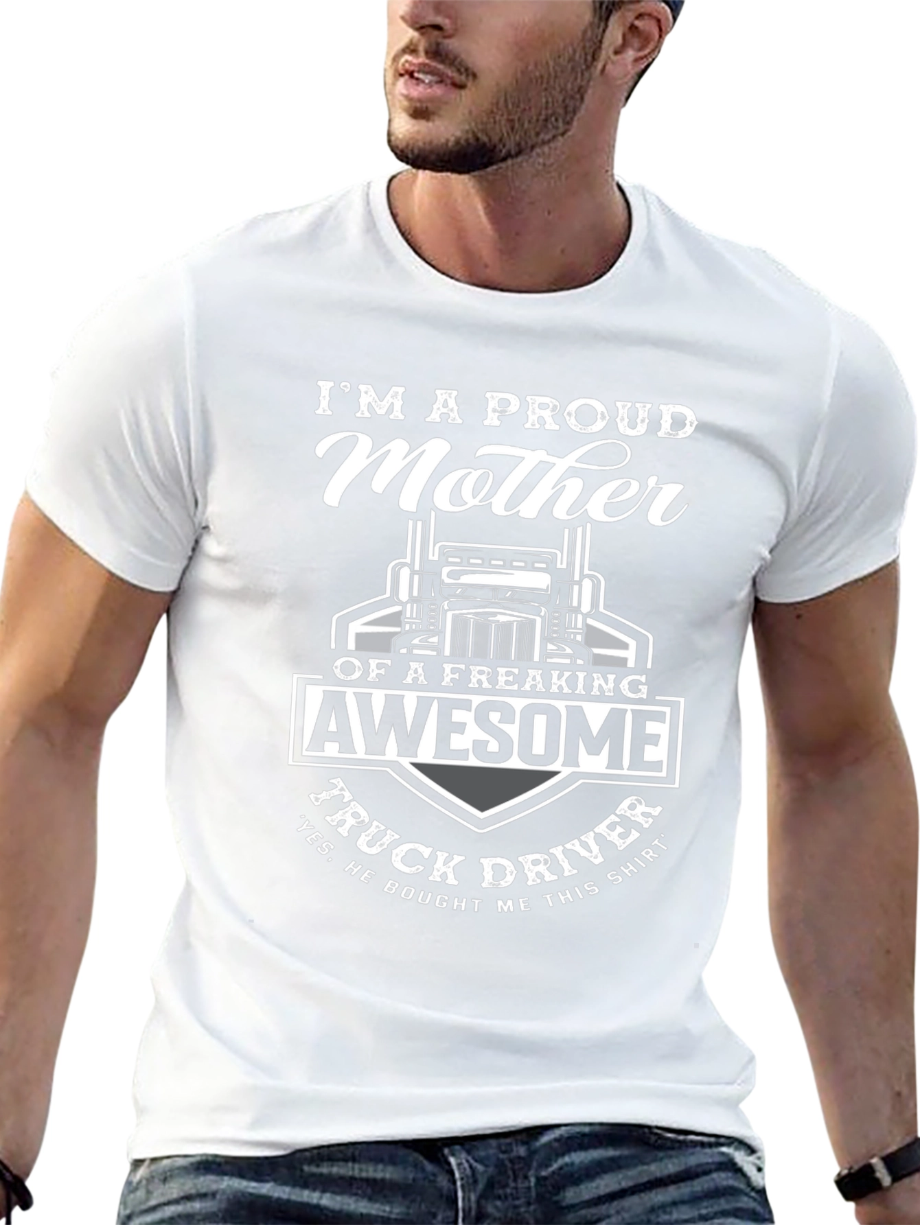 Proud Mother of an Awesome Truck Driver T-Shirt