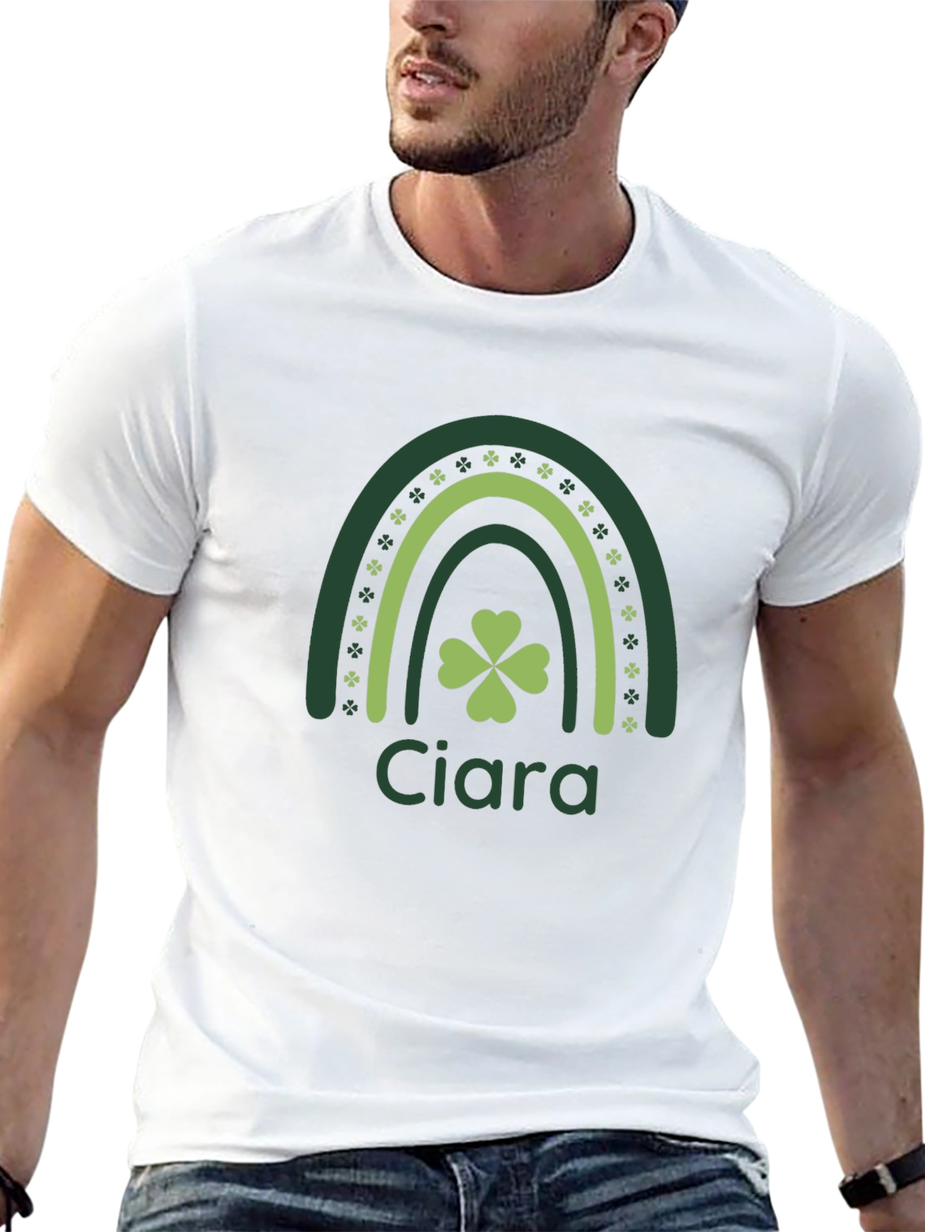 Personalized St. Patricks Day Rainbow T-Shirt
