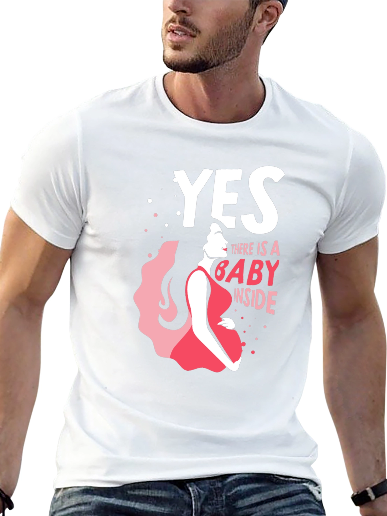 Yes There is a Baby Inside - Maternity T-Shirt