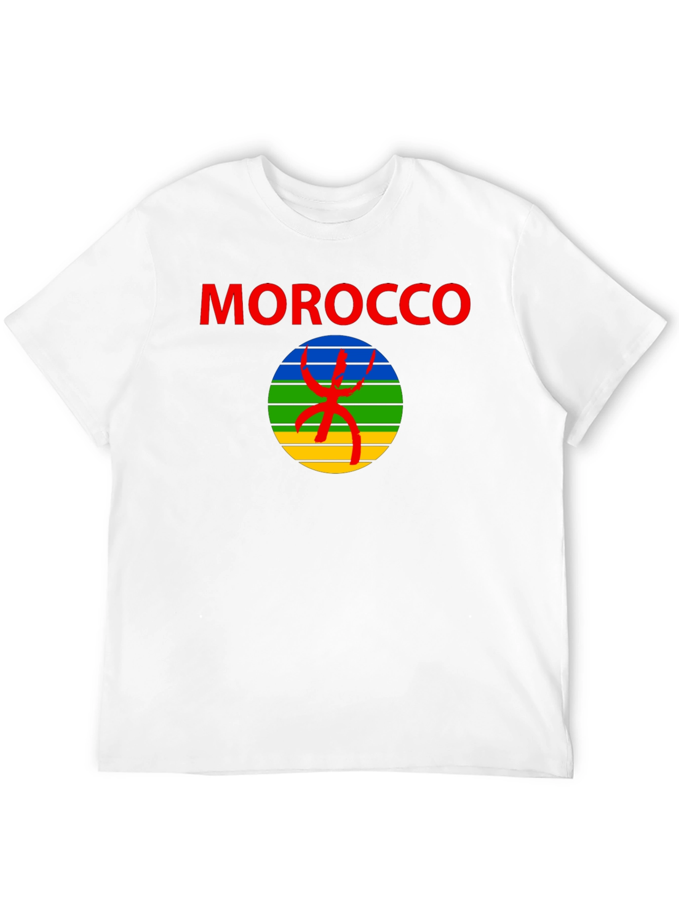 Morocco Amazigh Symbol T-Shirt - Black