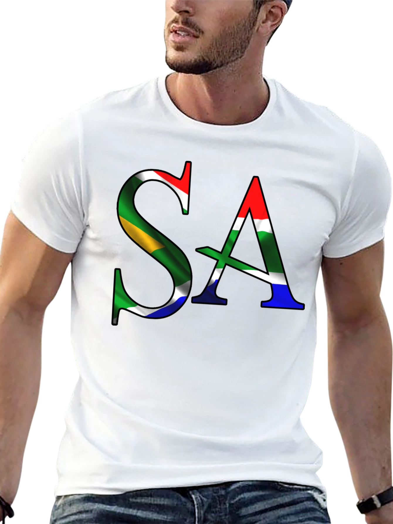 South Africa Flag Graphic Tee