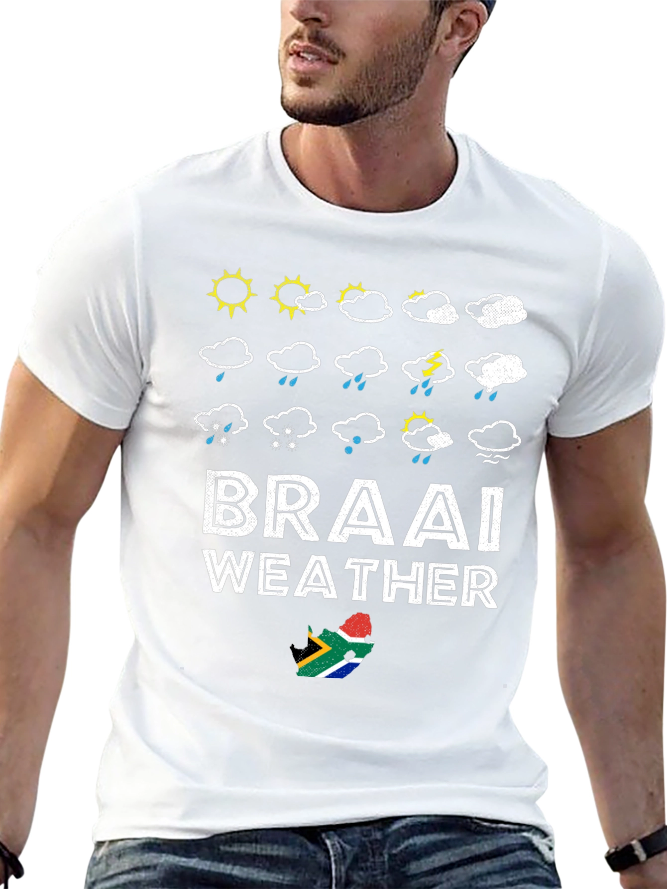 Braai Weather Graphic T-Shirt South Africa
