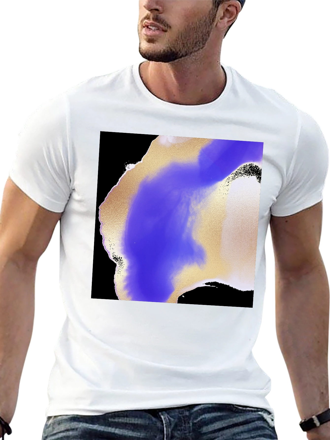 Abstract Art Graphic T-Shirt - Modern Style Tee