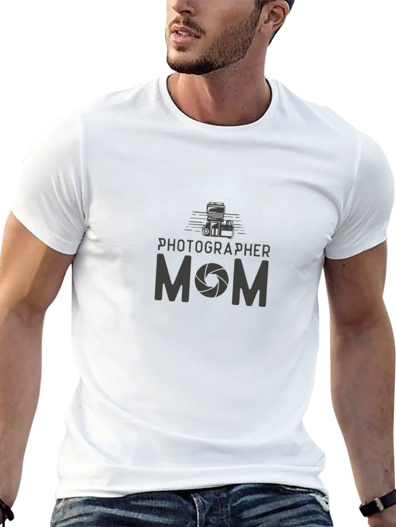 Photographer Mom Graphic Tee - Black Unisex T-Shirt