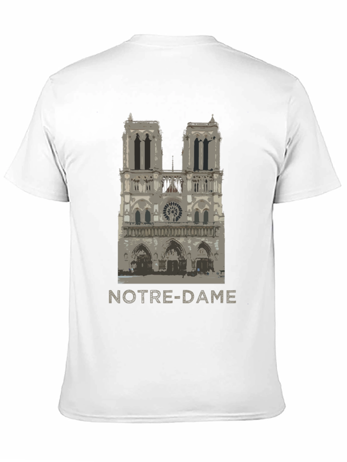 Notre-Dame Graphic Tee - Paris Landmark T-Shirt