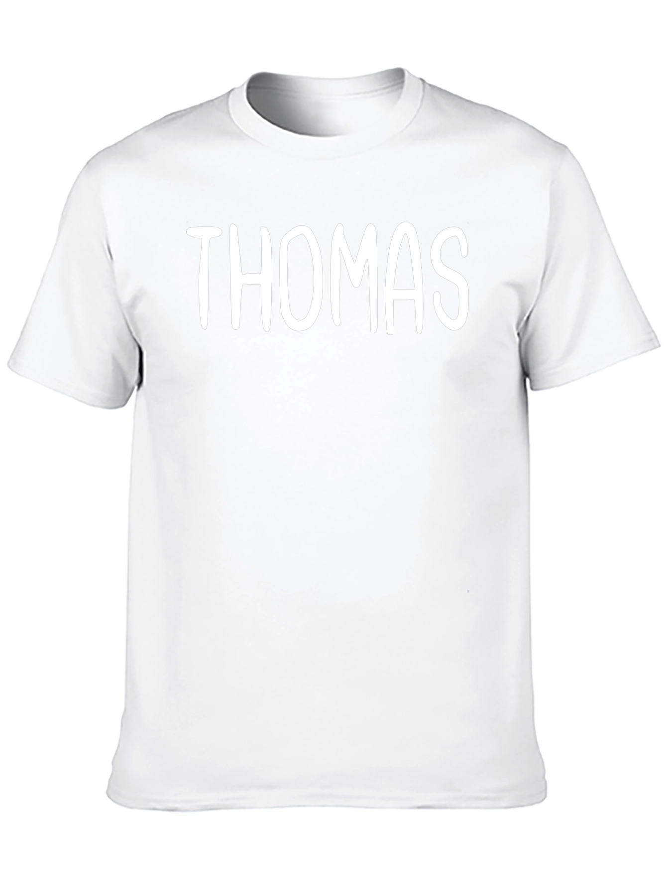Personalized THOMAS Crewneck T-Shirt - Custom Name Tee