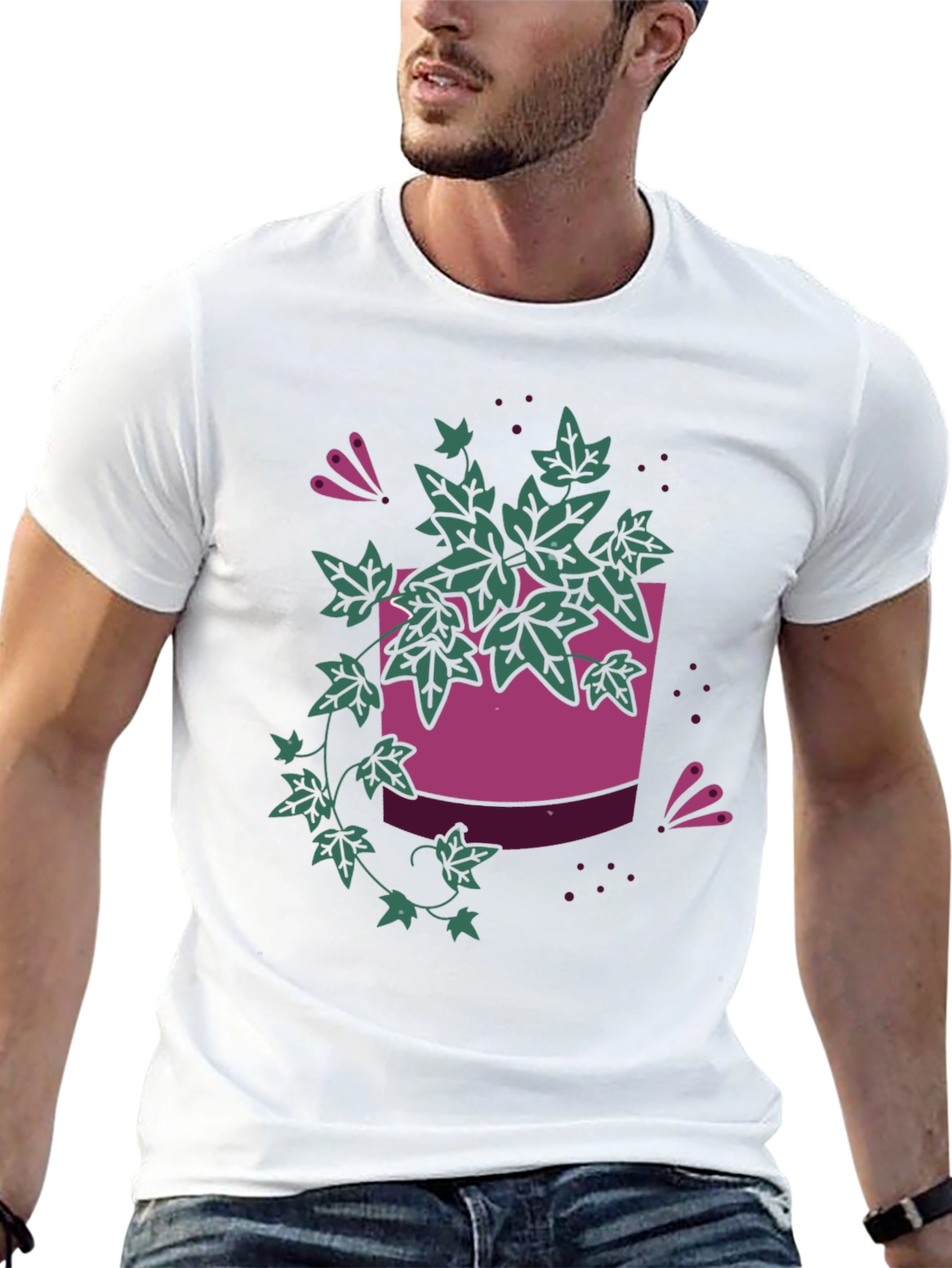 Plant Graphic Tee - Modern Unisex