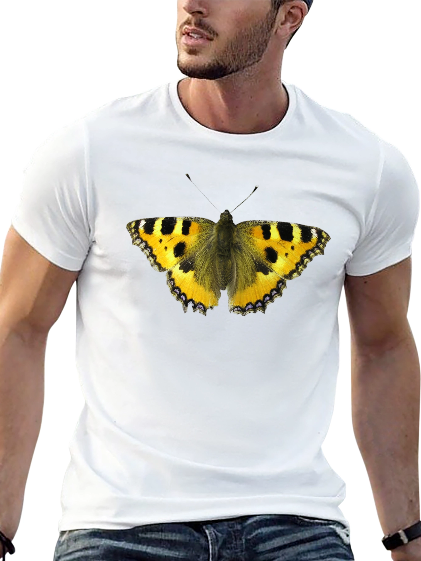 Butterfly Graphic Black T-Shirt
