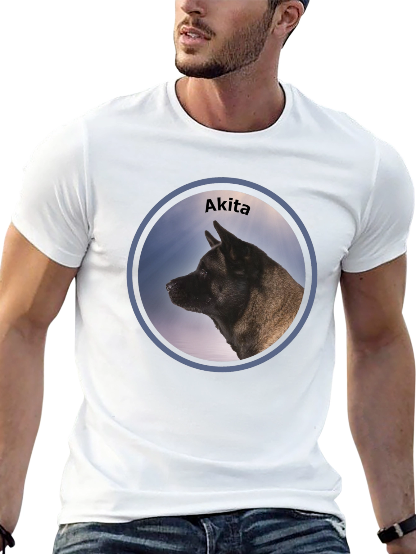 Akita Dog Breed T-Shirt - Unique Graphic Tee
