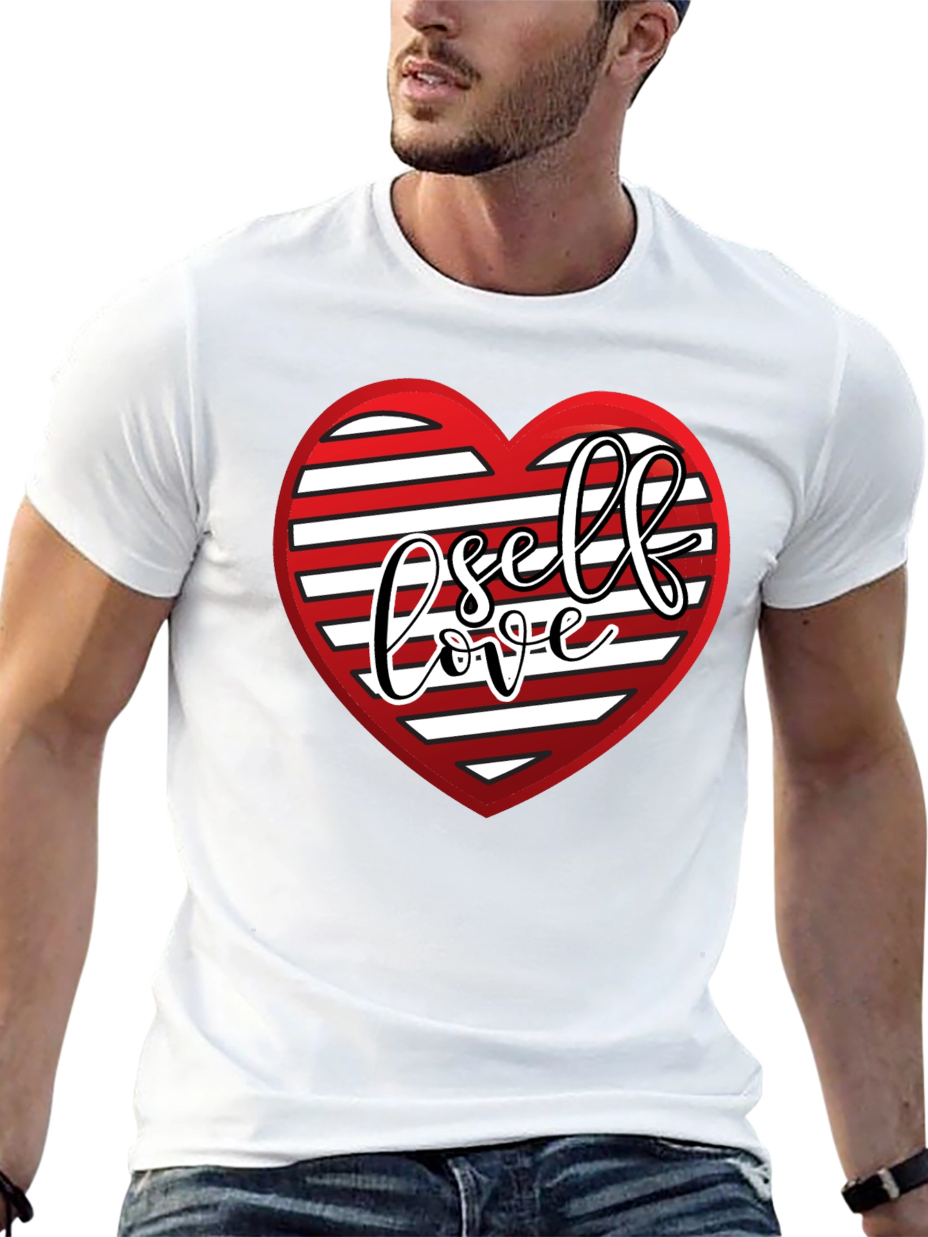 Self Love Heart Graphic Tee