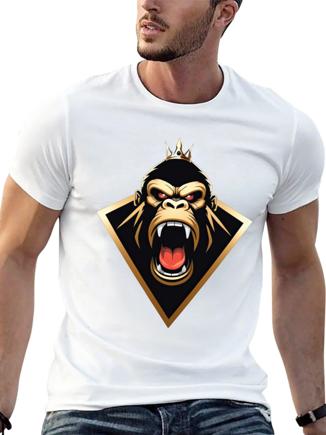 King Gorilla Graphic Tee - Black