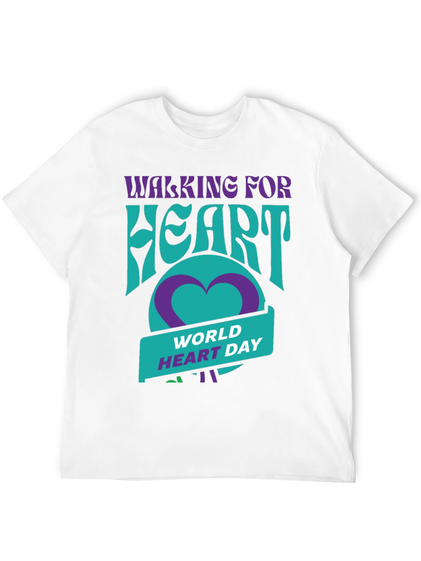 Walking for Heart World Heart Day T-Shirt