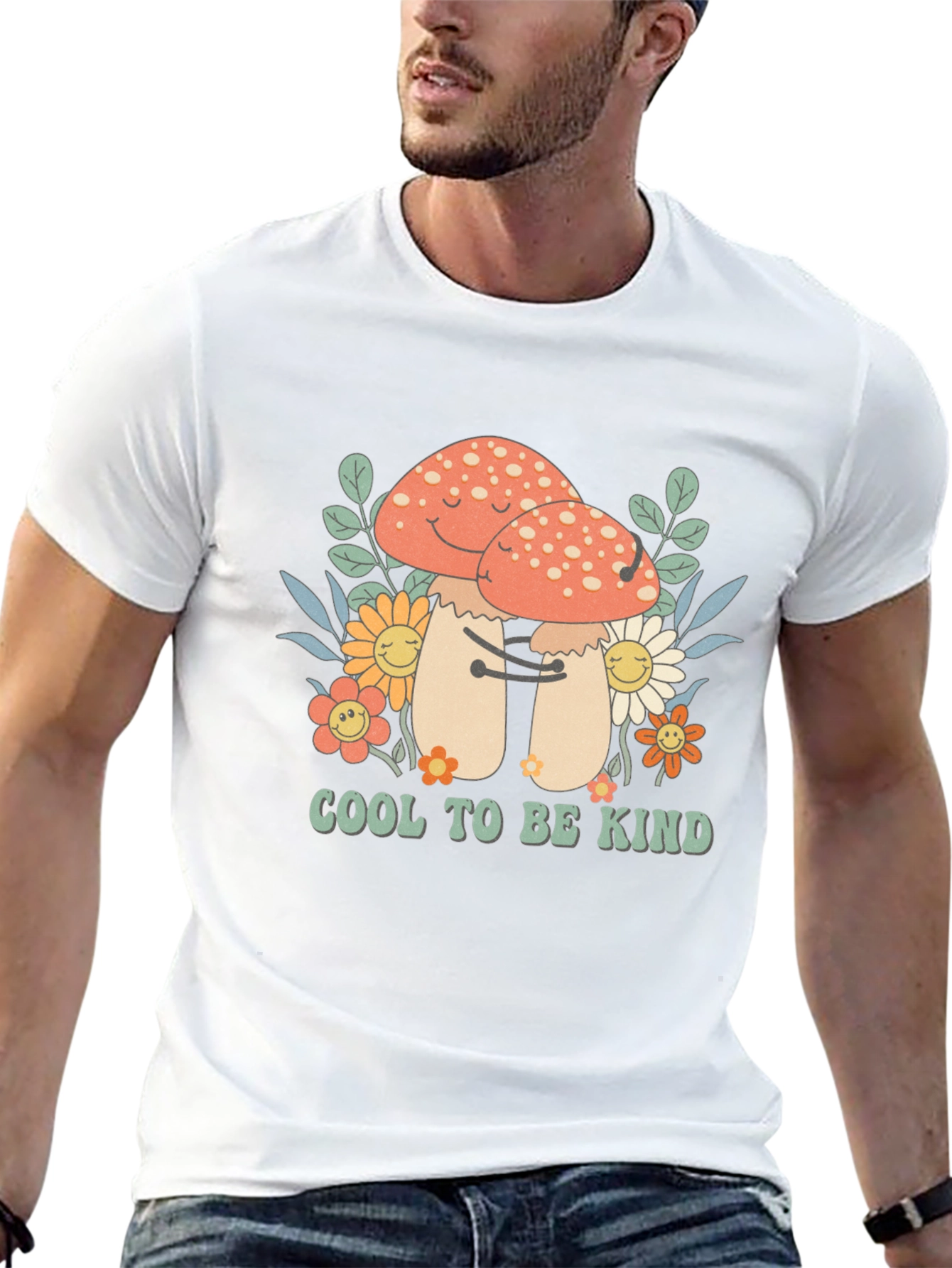 Cool To Be Kind Mushroom T-Shirt