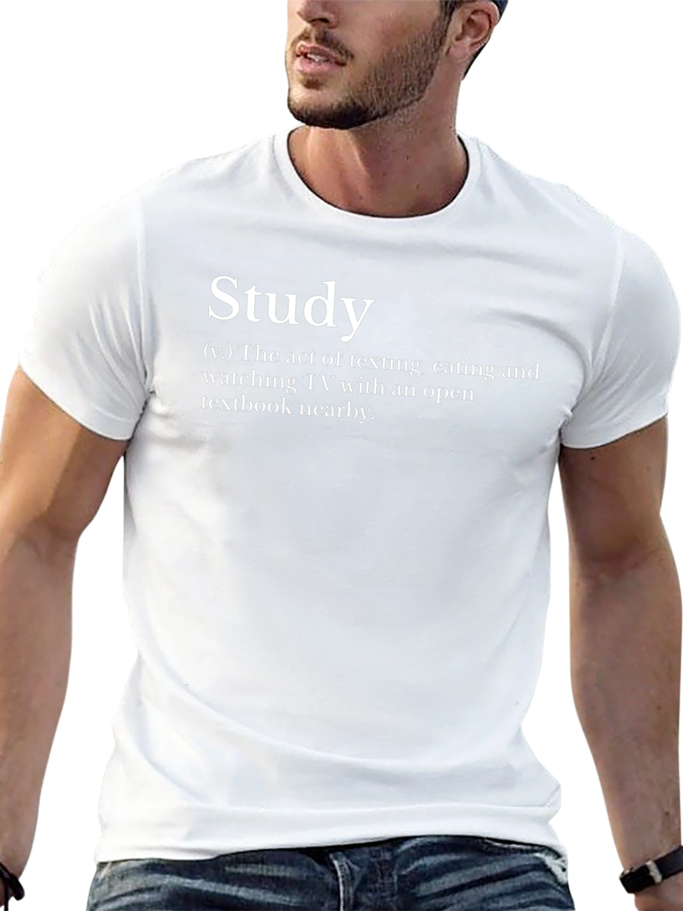 Study Definition Graphic T-Shirt - Black