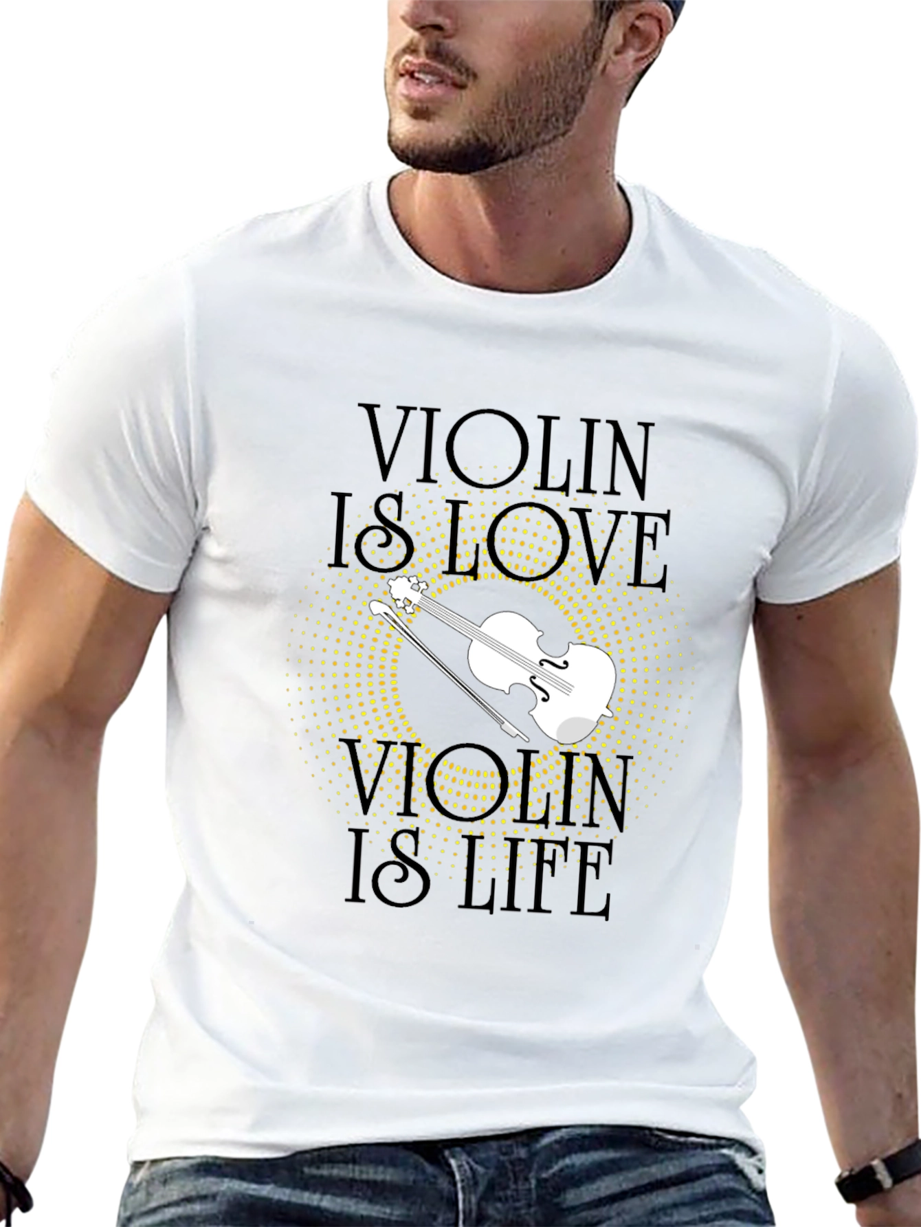 Violin is Love Violin is Life Graphic Tee