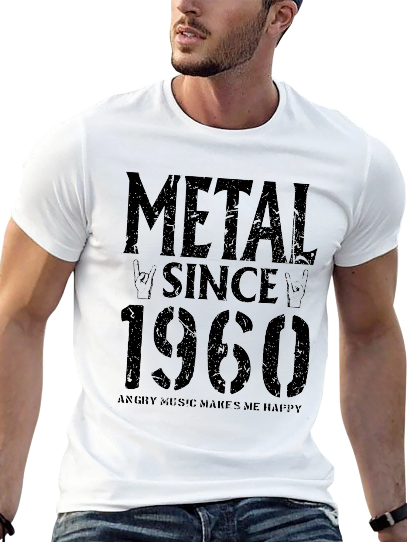 Metal Since 1960 Graphic Tee - Rock Music T-Shirt