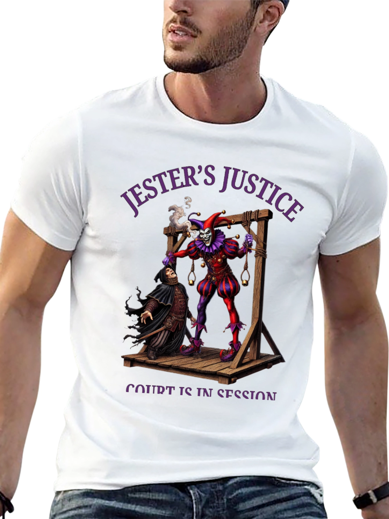 Jesters Justice Graphic T-Shirt