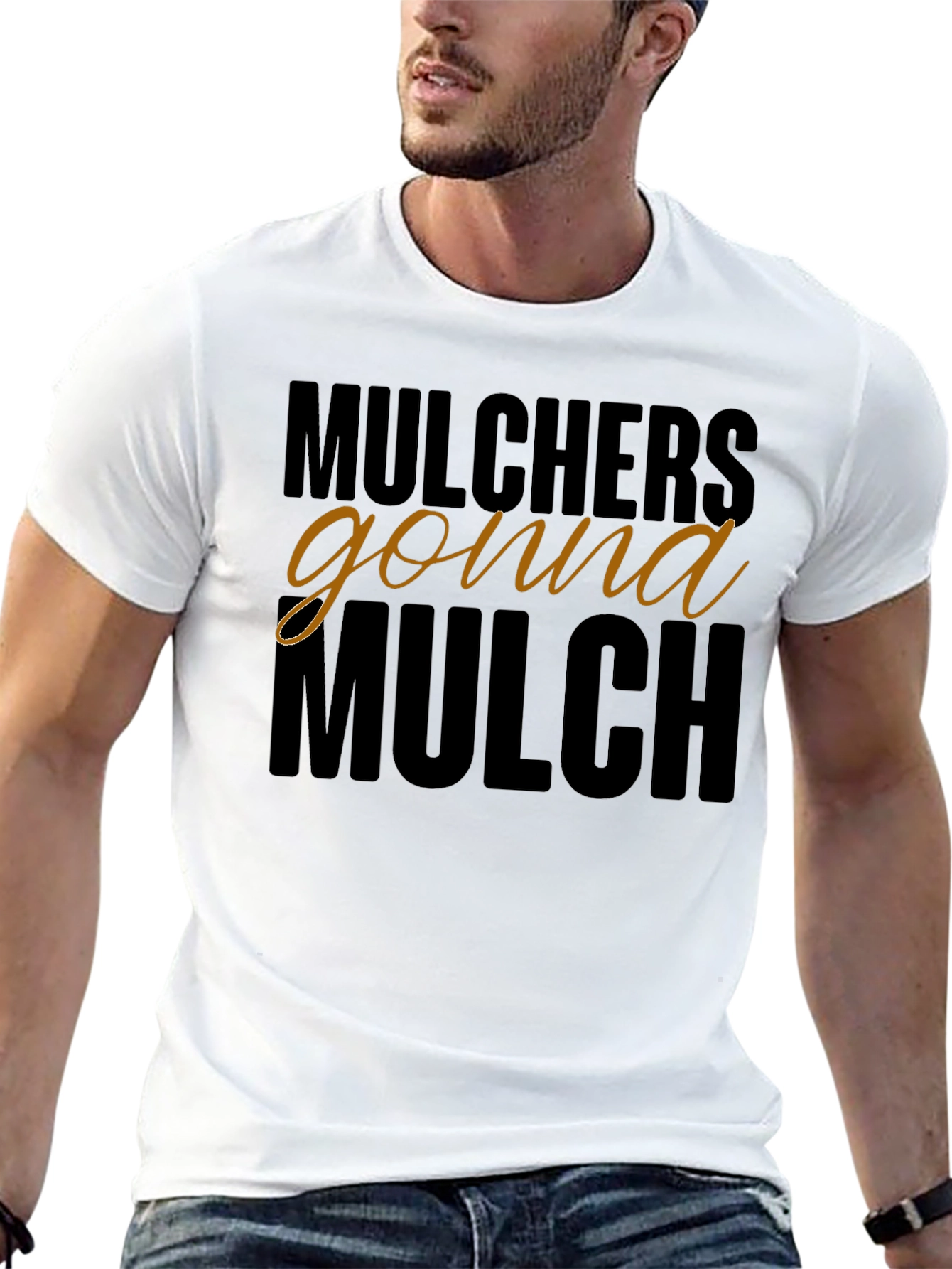 Mulchers Gonna Mulch Graphic Tee - Black
