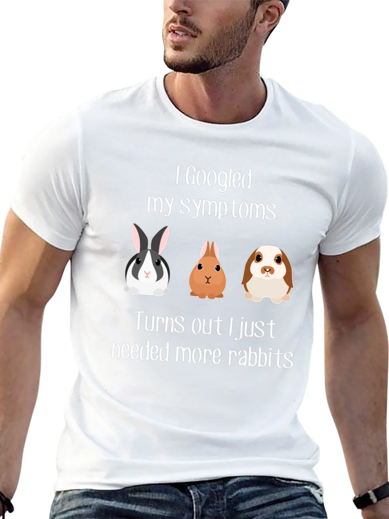 I Googled My Symptoms Rabbit T-Shirt