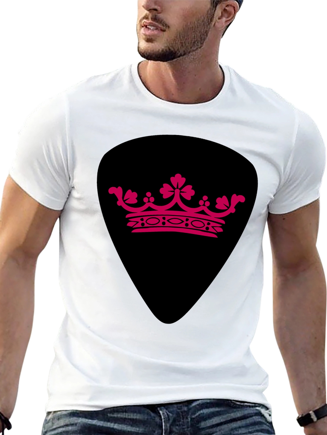 Crown Graphic T-Shirt - Royal Design
